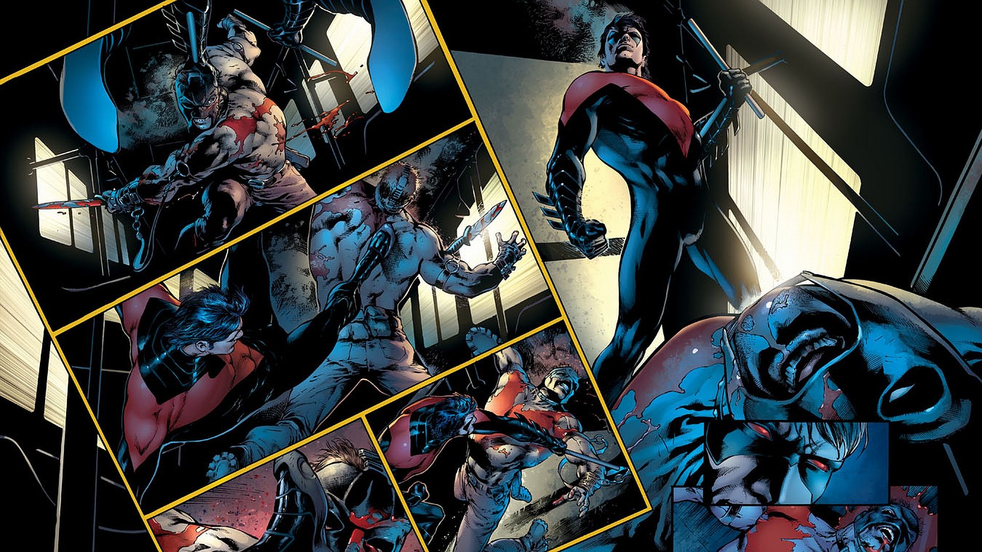 Nightwing Comic Digital Wallpapers