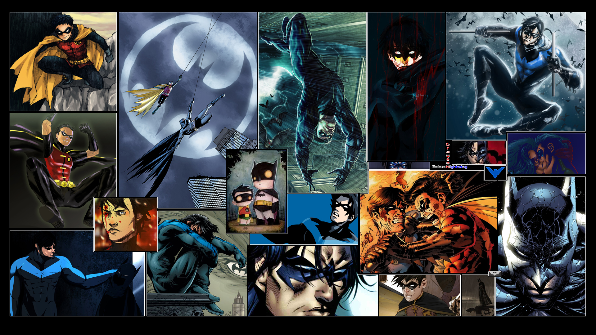 Nightwing Comic Digital Wallpapers