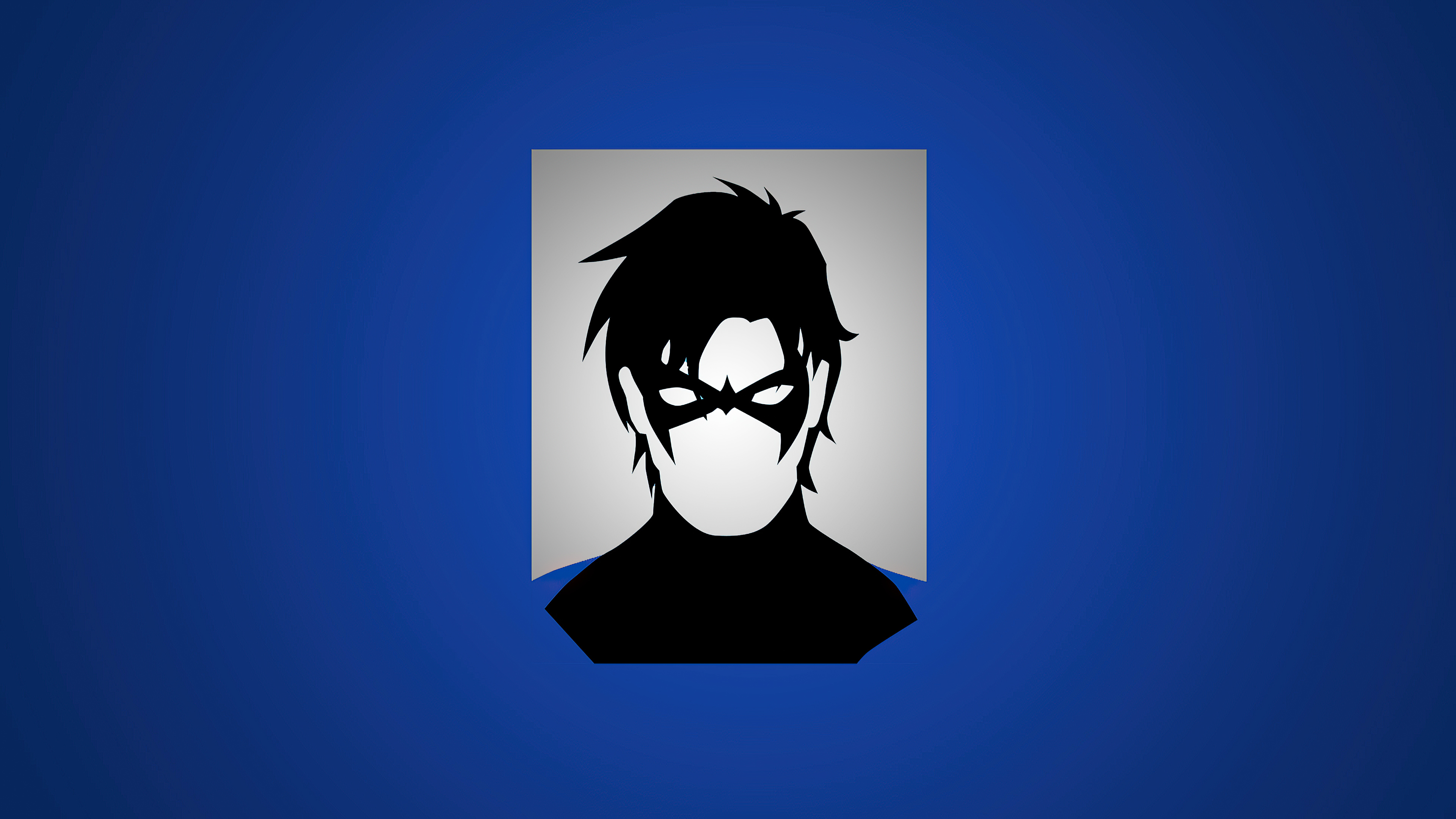 Nightwing Minimal Art Wallpapers