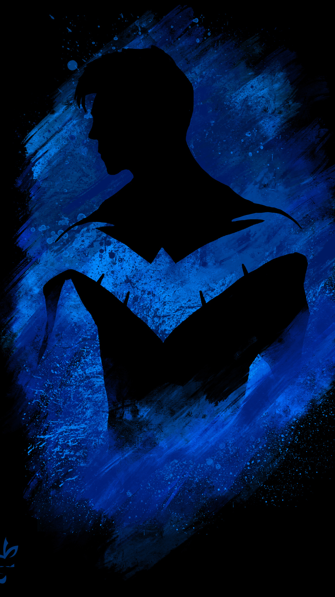 Nightwing Minimal Art Wallpapers