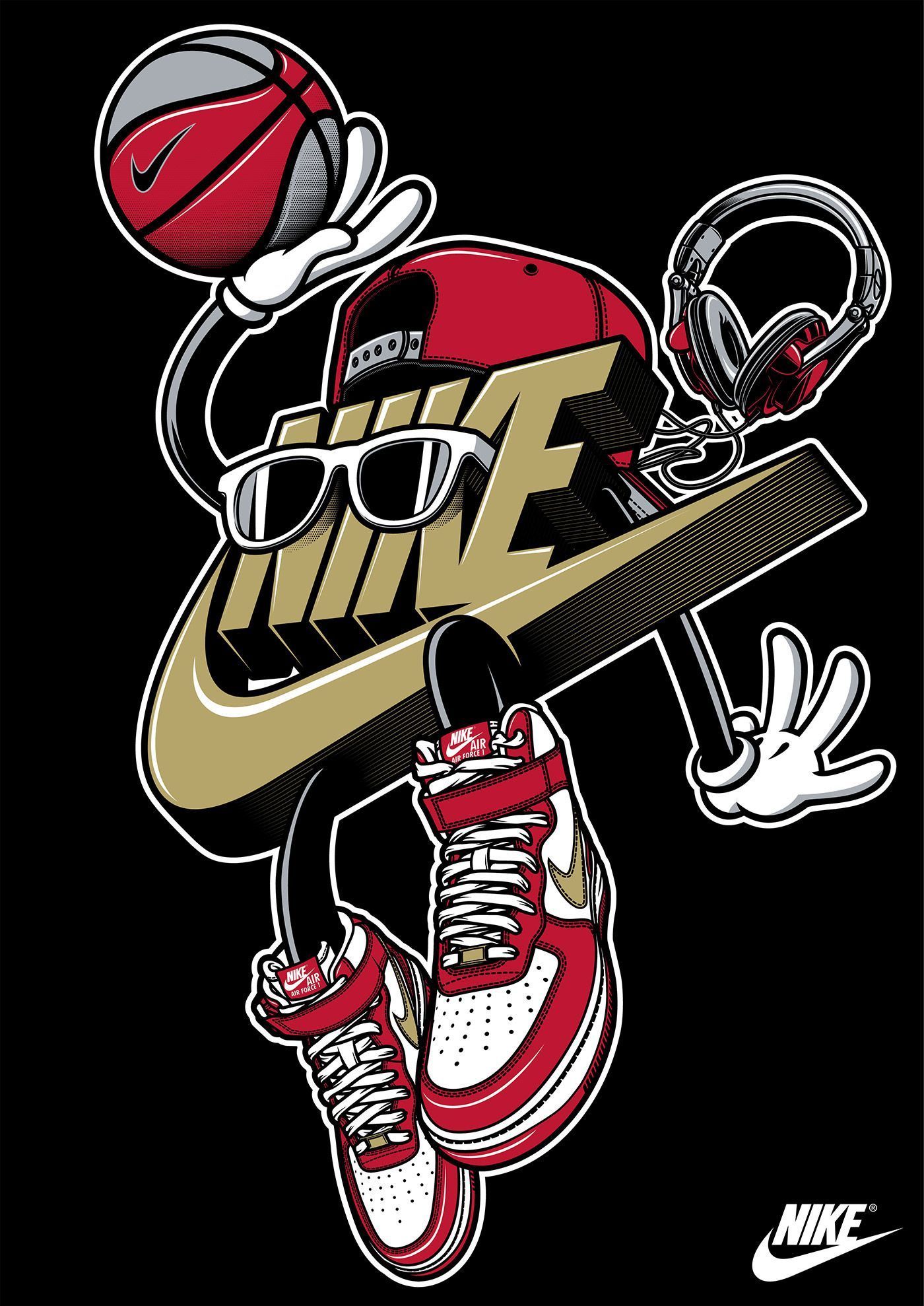 Nike Cartoon Wallpapers