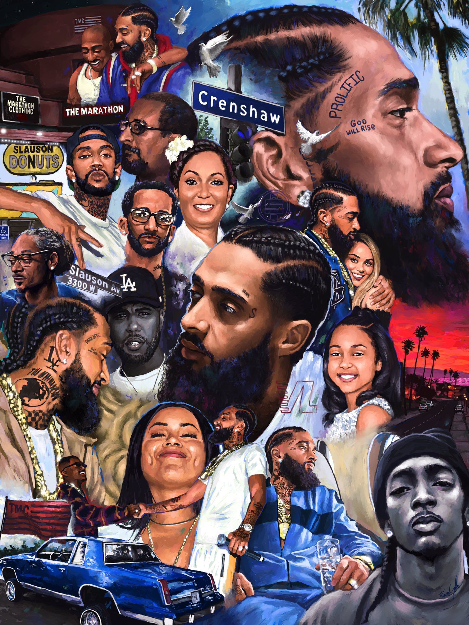 Nipsey Hussle And Tupac Wallpapers