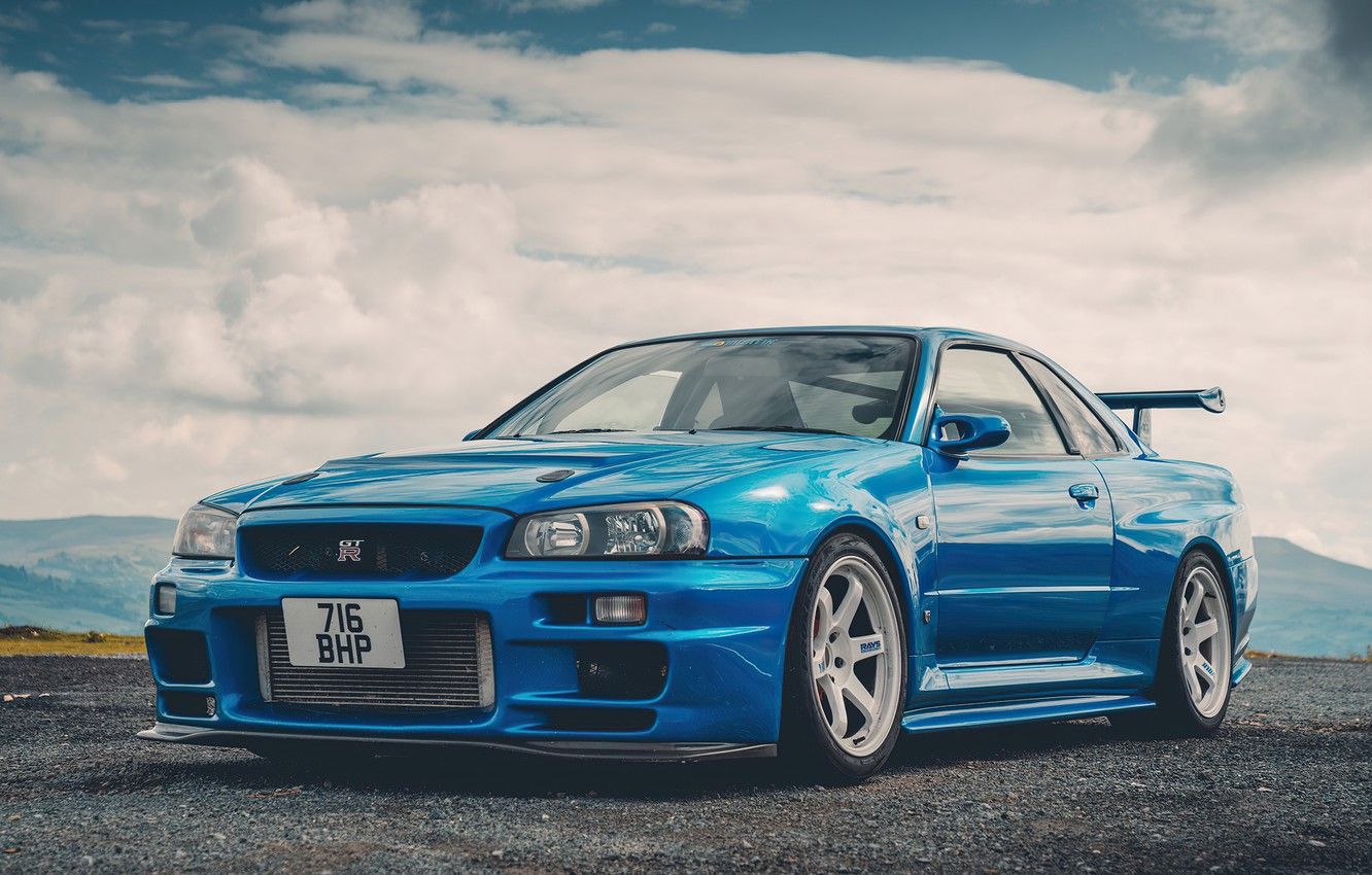 Nissan Skyline Gtr Blue Wallpapers