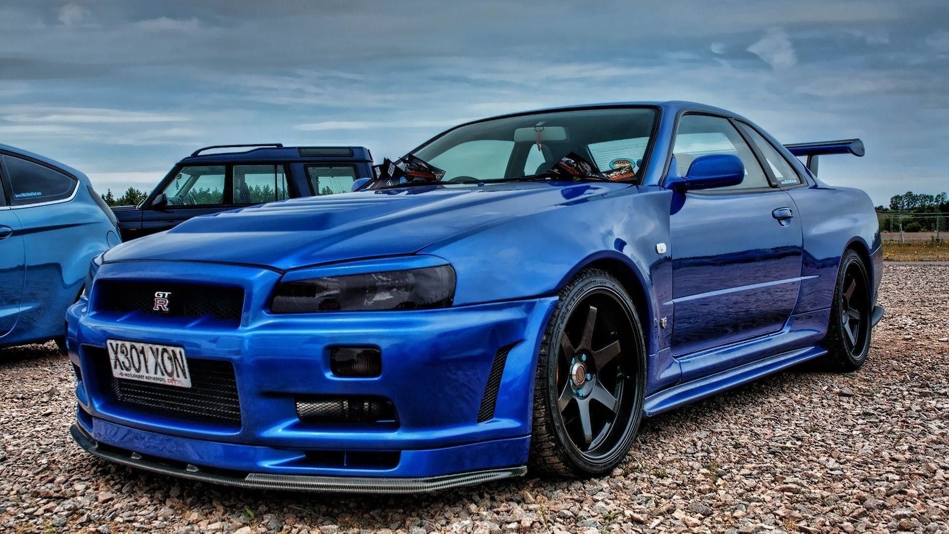 Nissan Skyline Gtr Blue Wallpapers