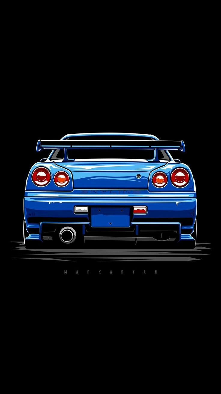 Nissan Skyline Gtr Blue Wallpapers