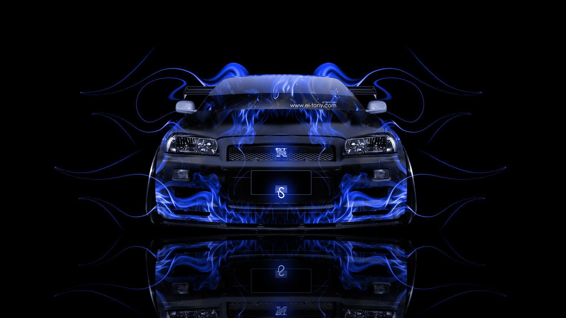 Nissan Skyline Gtr Blue Wallpapers