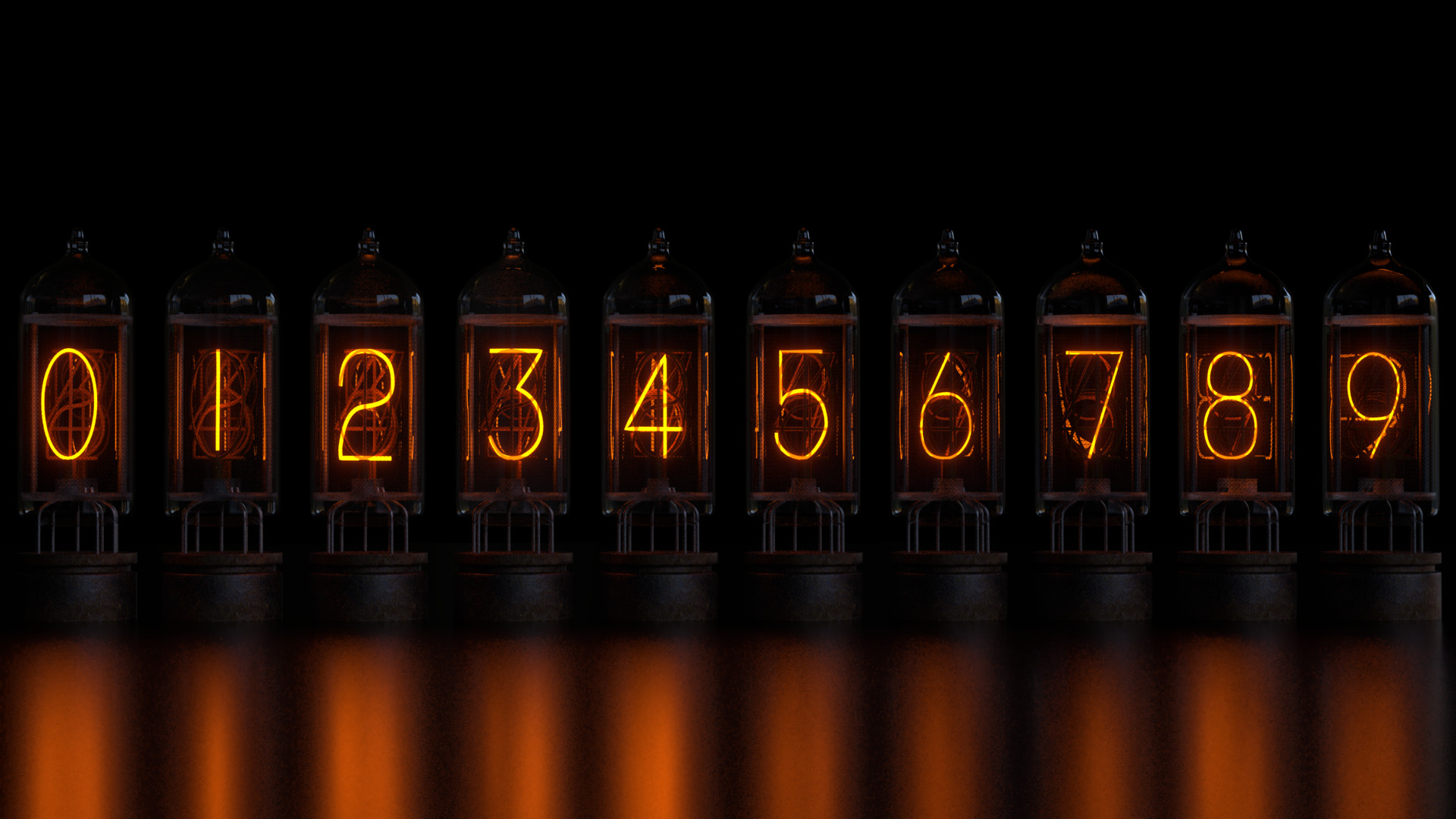 Nixie Tube Wallpapers