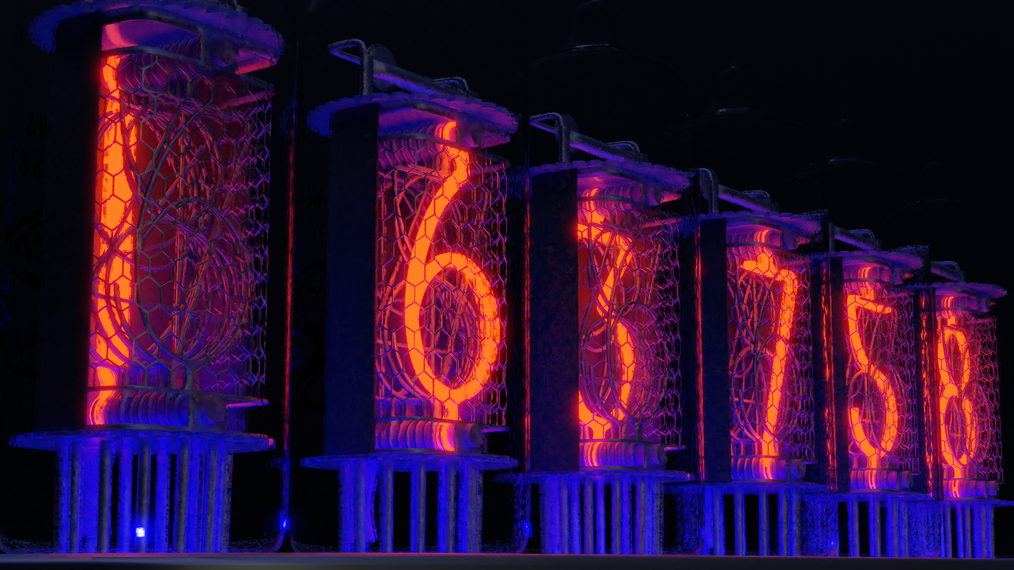 Nixie Tube Wallpapers