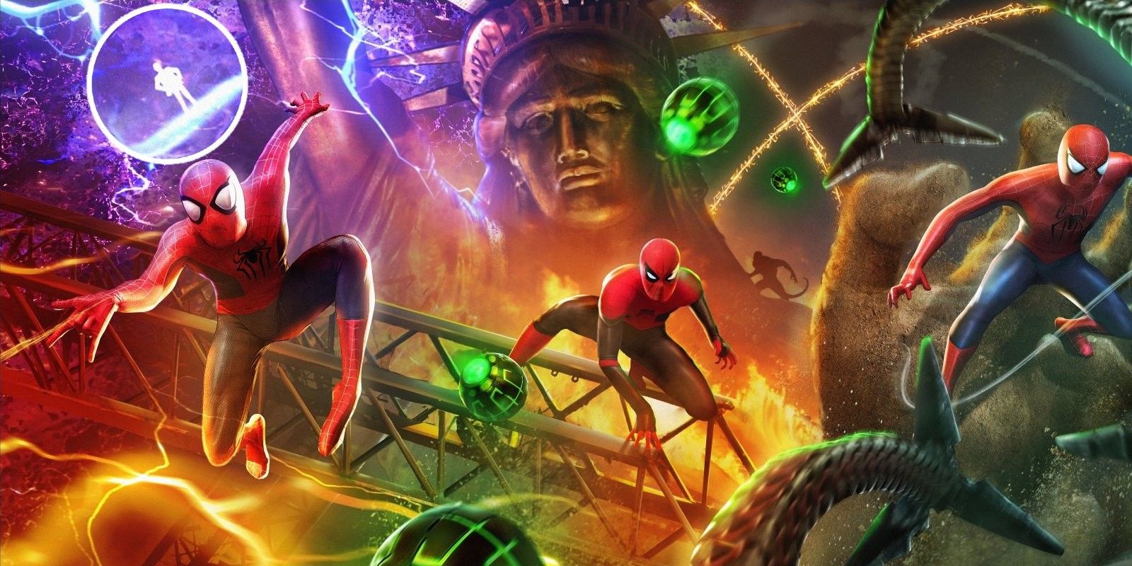 No Way Home 4K Spiderman Key Art Wallpapers