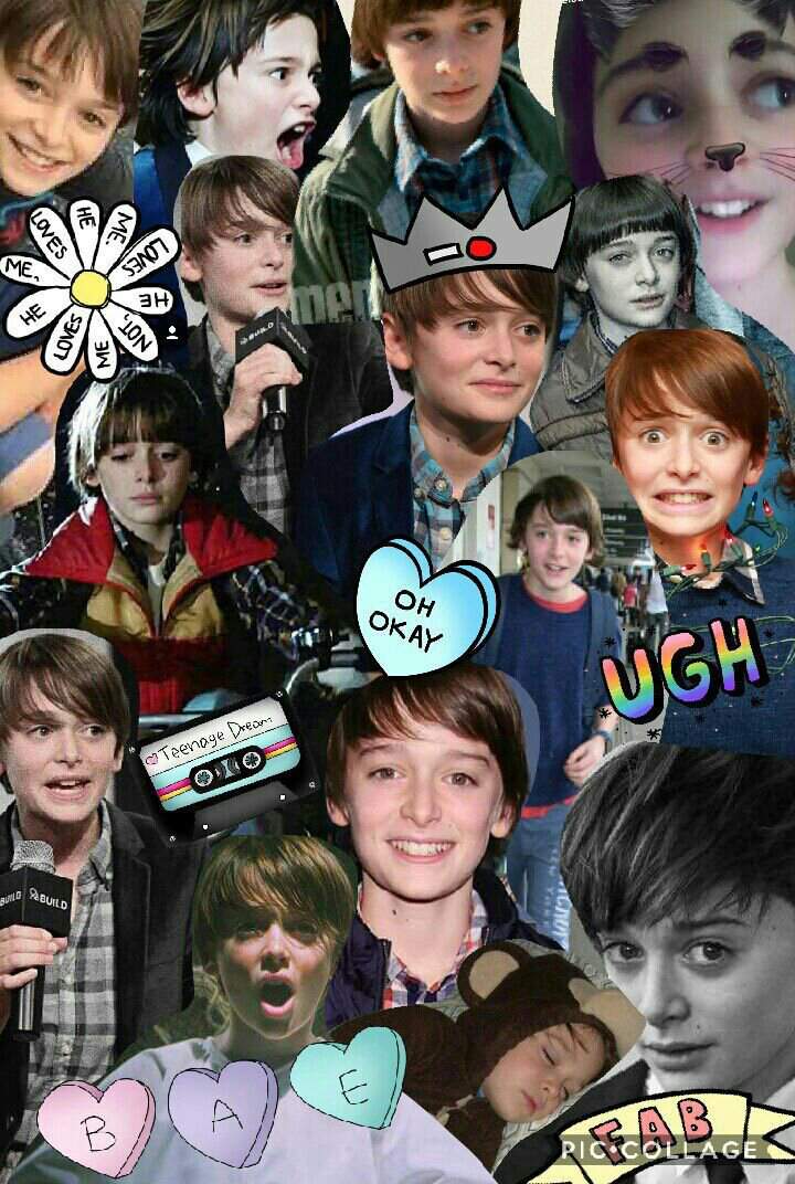 Noah Schnapp Collage Wallpapers