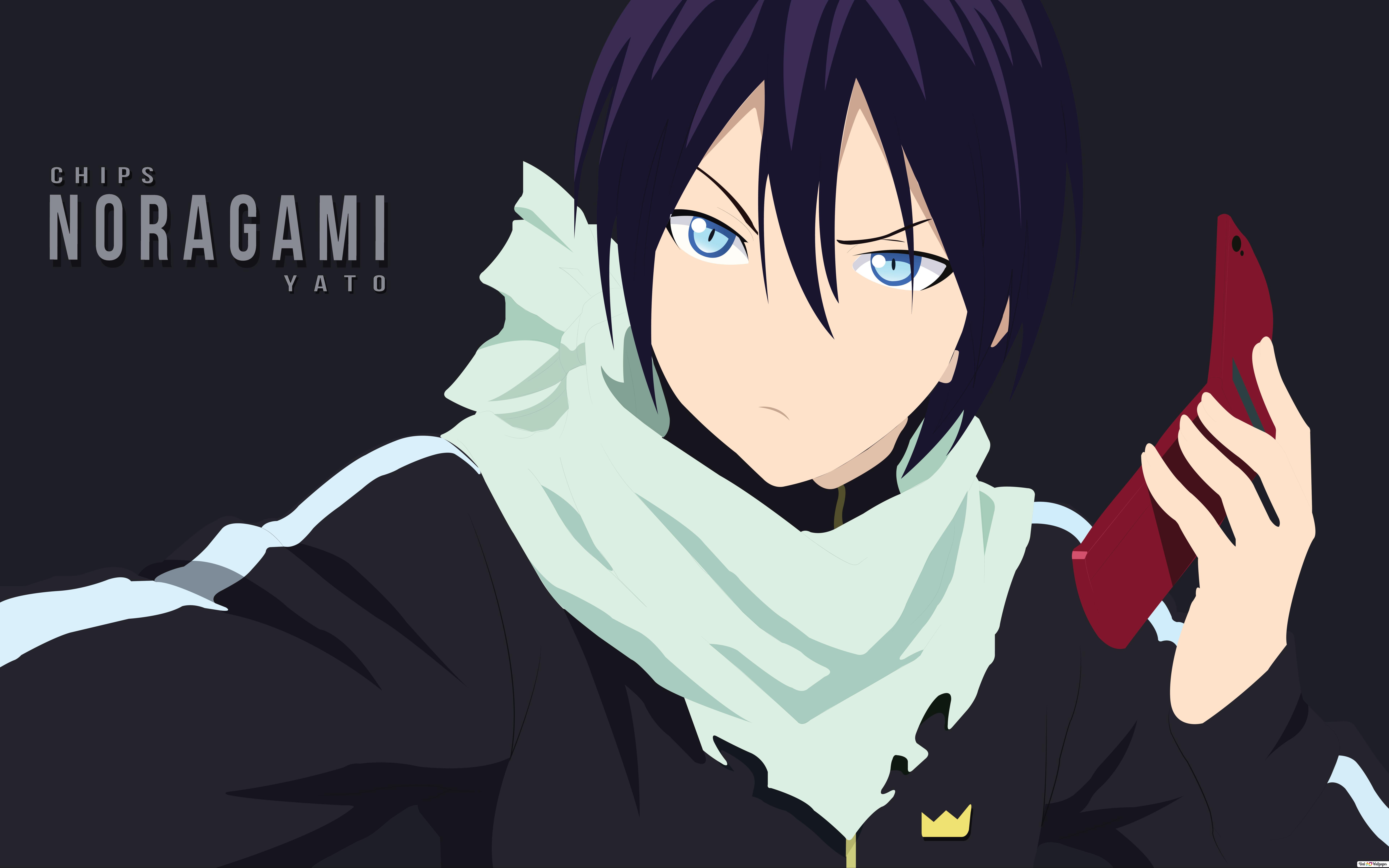 Noragami Yato Minimalist Wallpapers