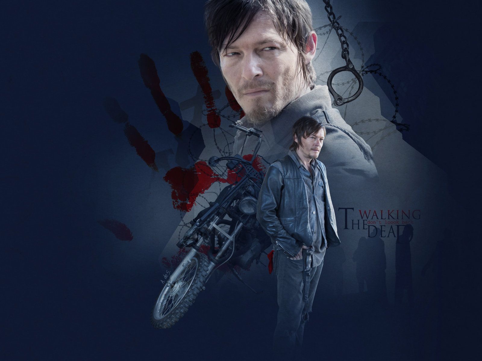 Norman Reedus In The Walking Dead 8 Wallpapers