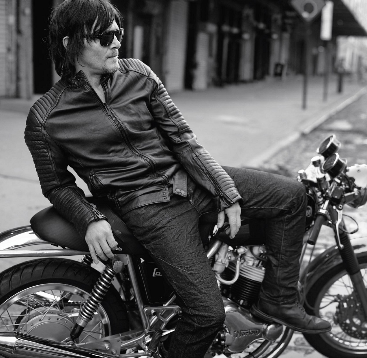 Norman Reedus Monochrome Wallpapers