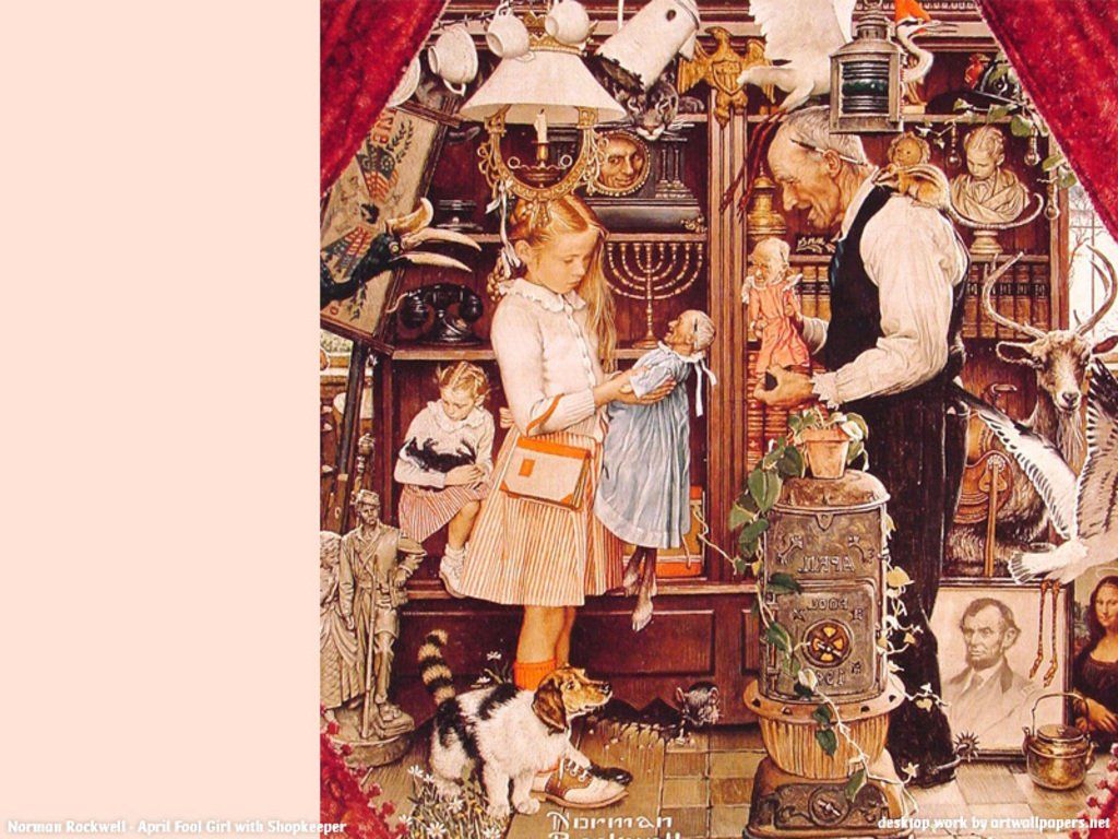 Norman Rockwell Christmas Wallpapers