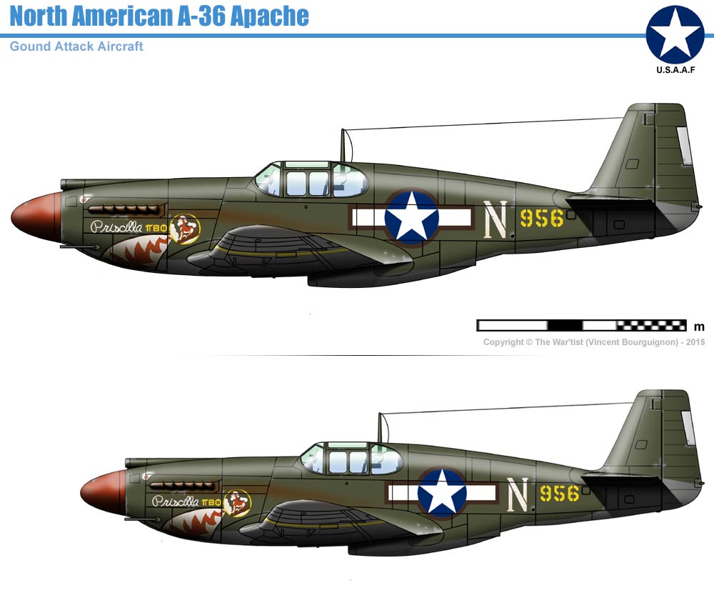North American A-36 Apache Wallpapers