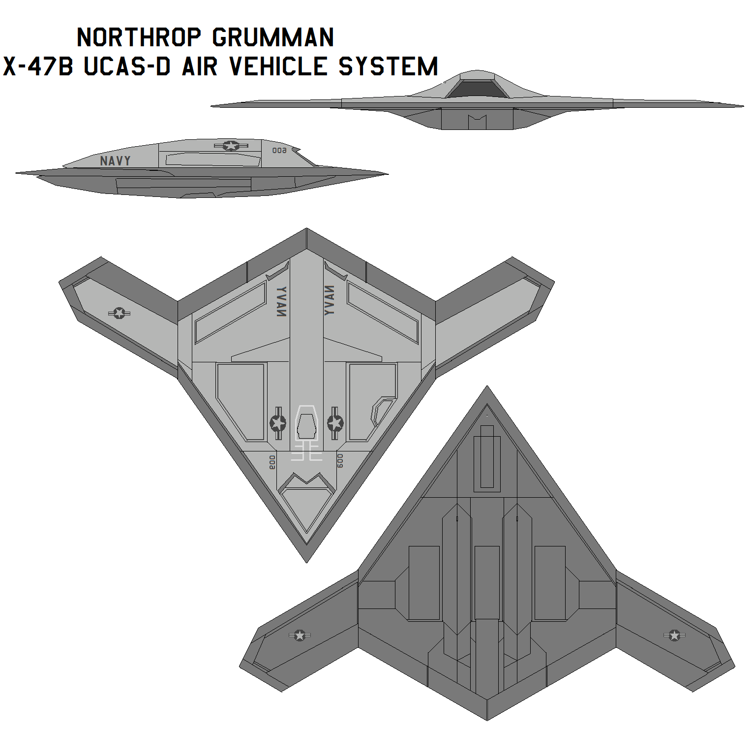 Northrop Grumman X-47B Wallpapers