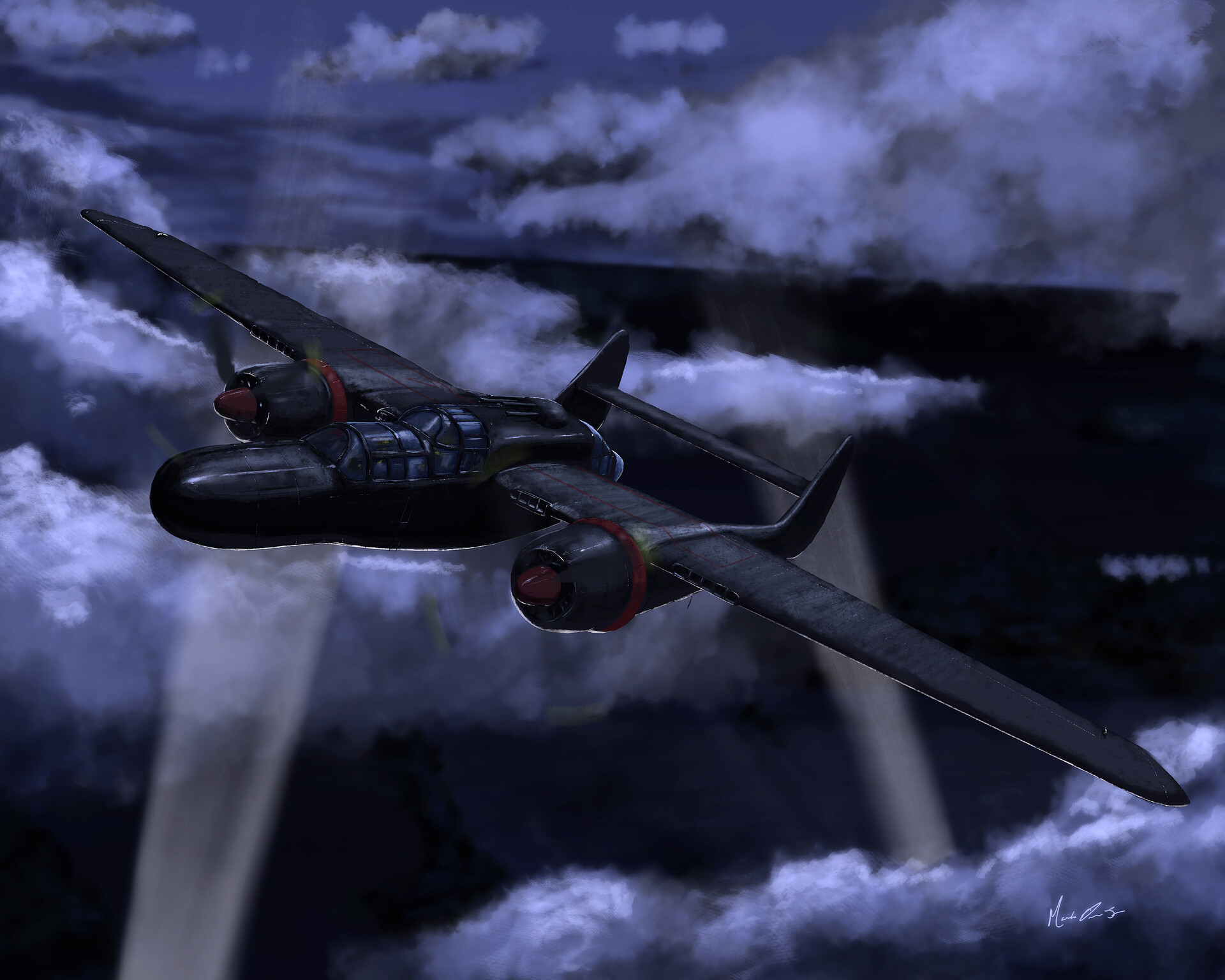 Northrop P-61 Black Widow Wallpapers