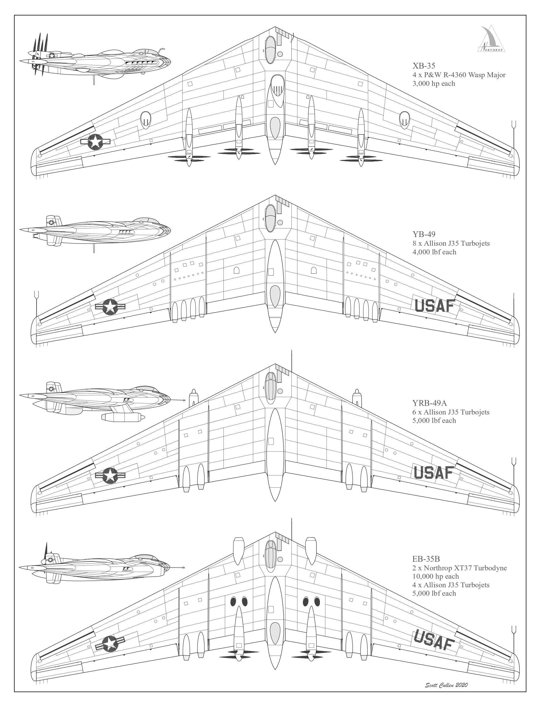 Northrop Yb-35 Wallpapers