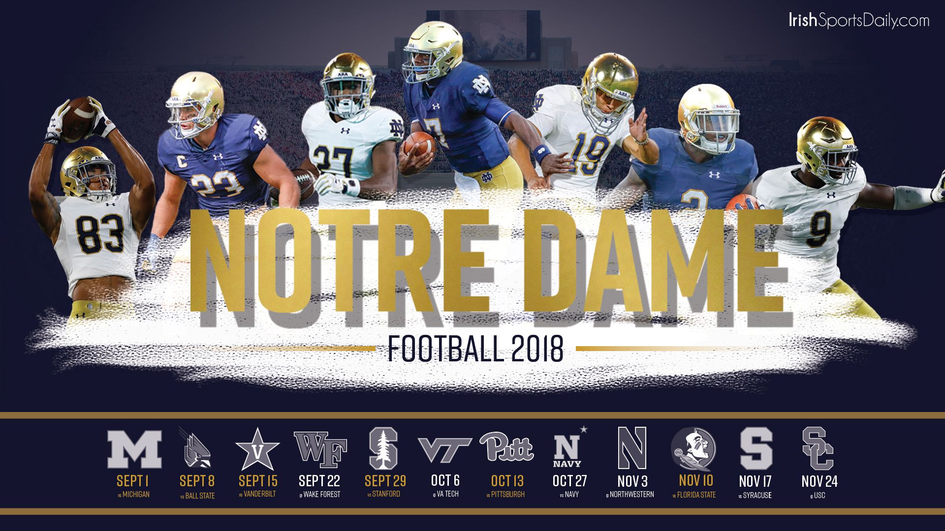 Notre Dame Football Wallpapers