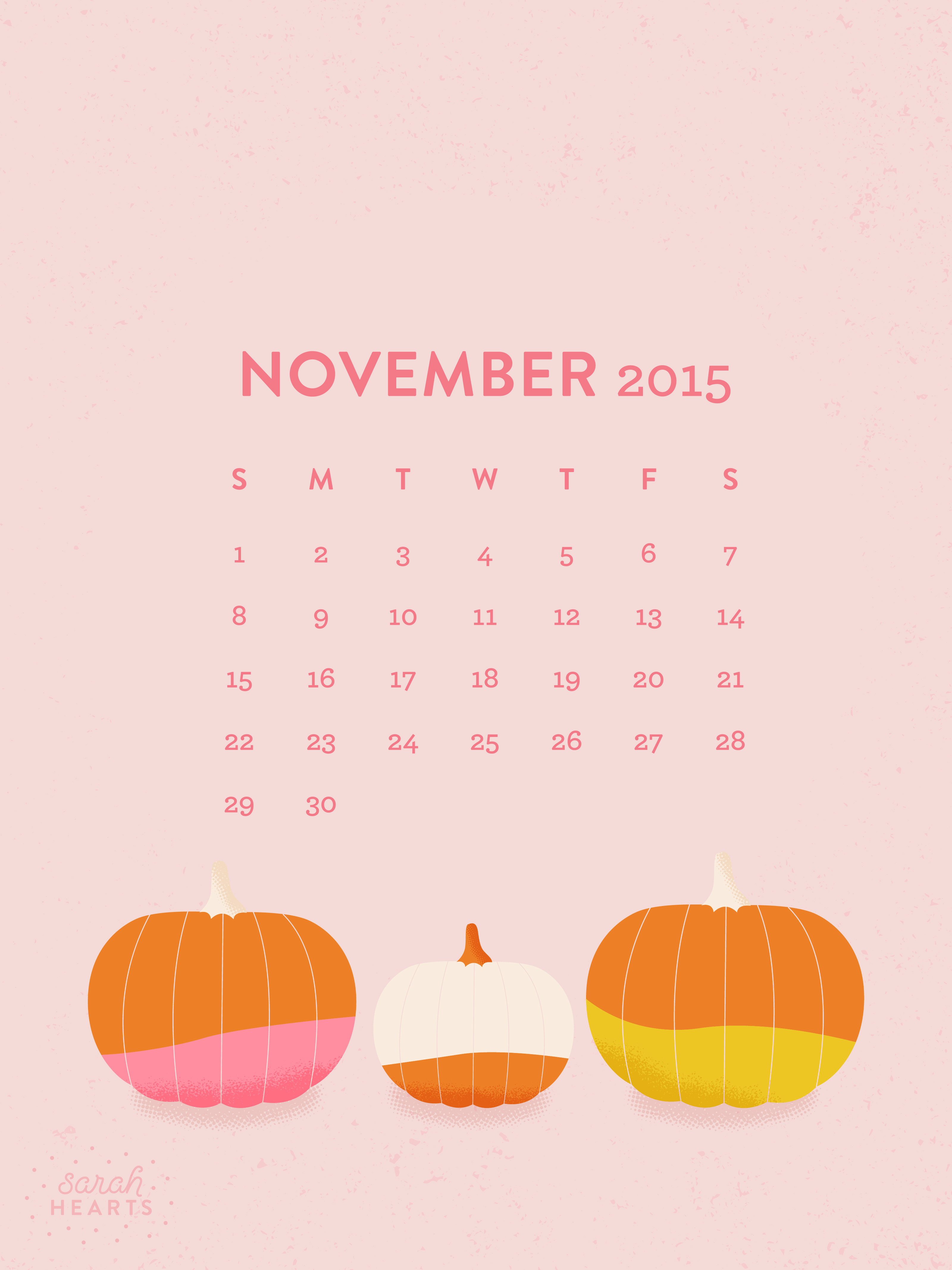 November 2015 Calendar Wallpapers