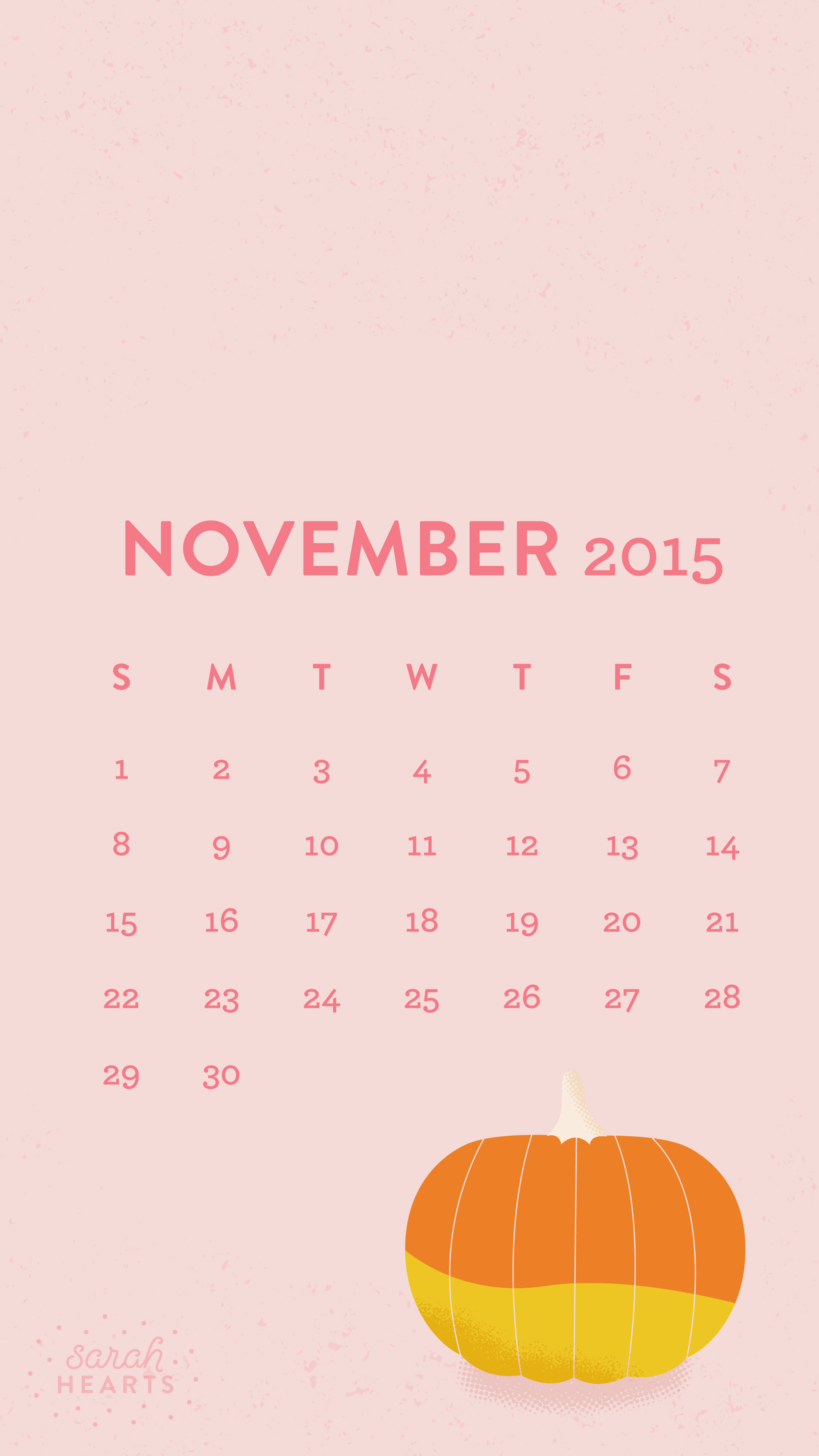 November 2015 Calendar Wallpapers