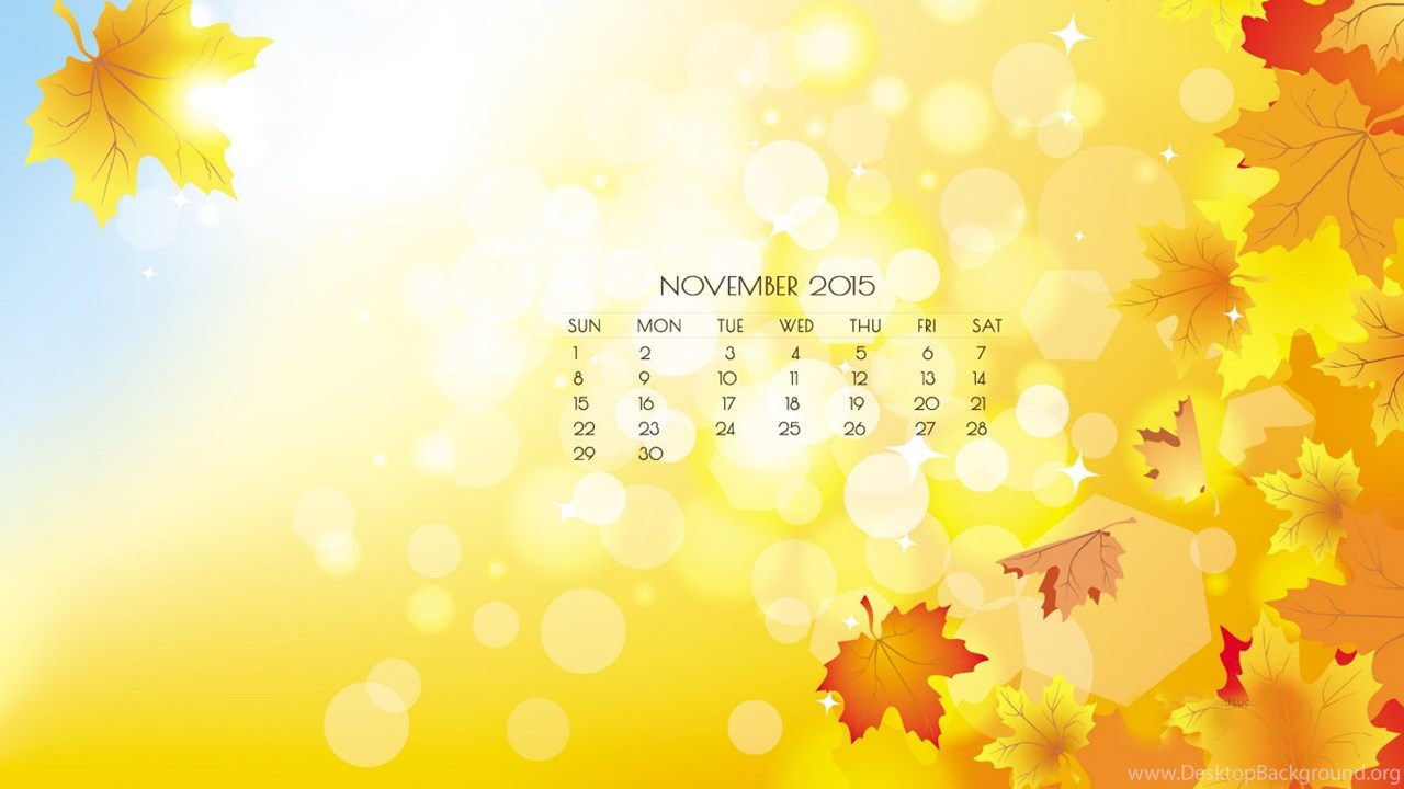 November 2015 Calendar Wallpapers