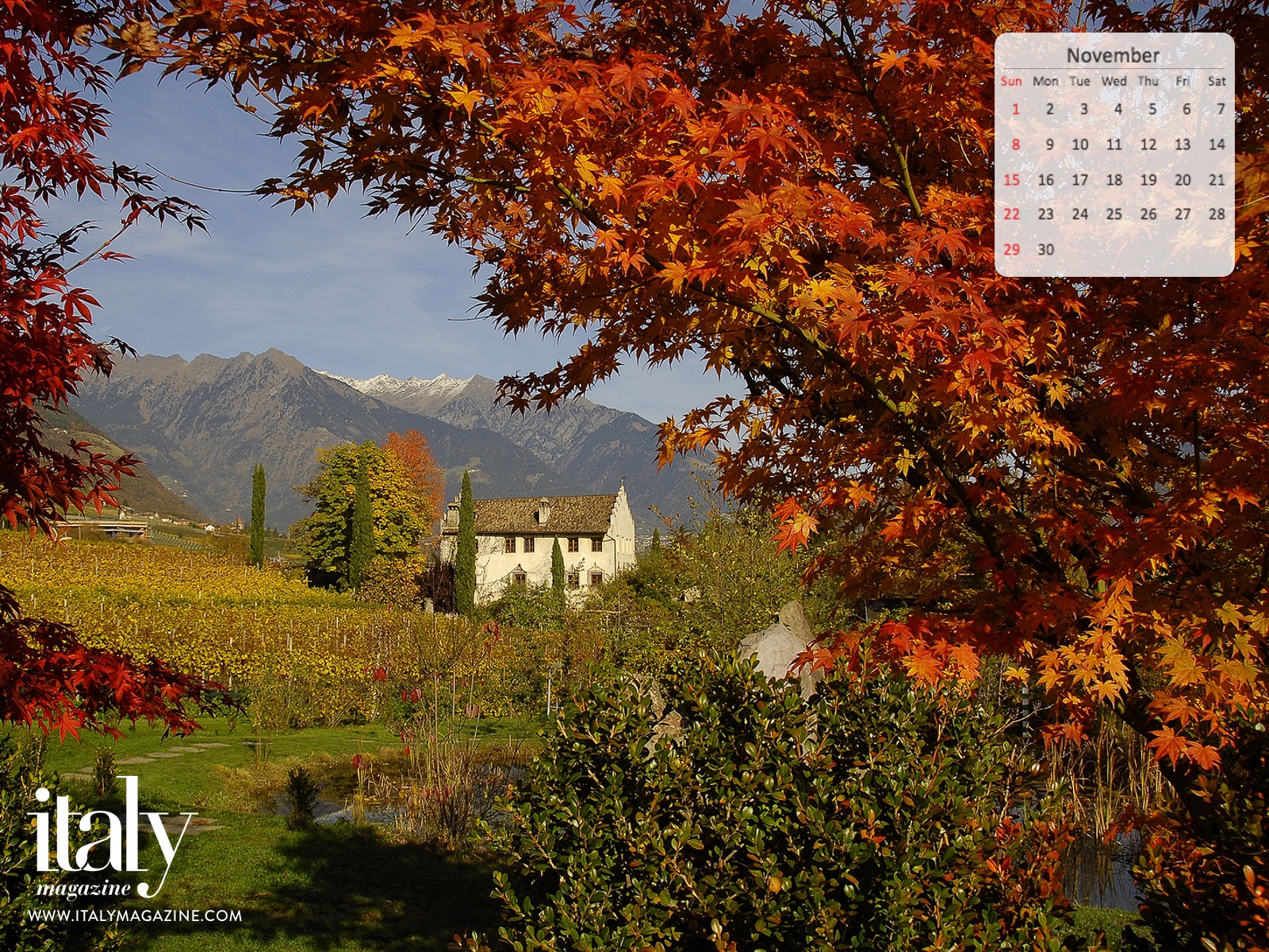 November 2015 Calendar Wallpapers