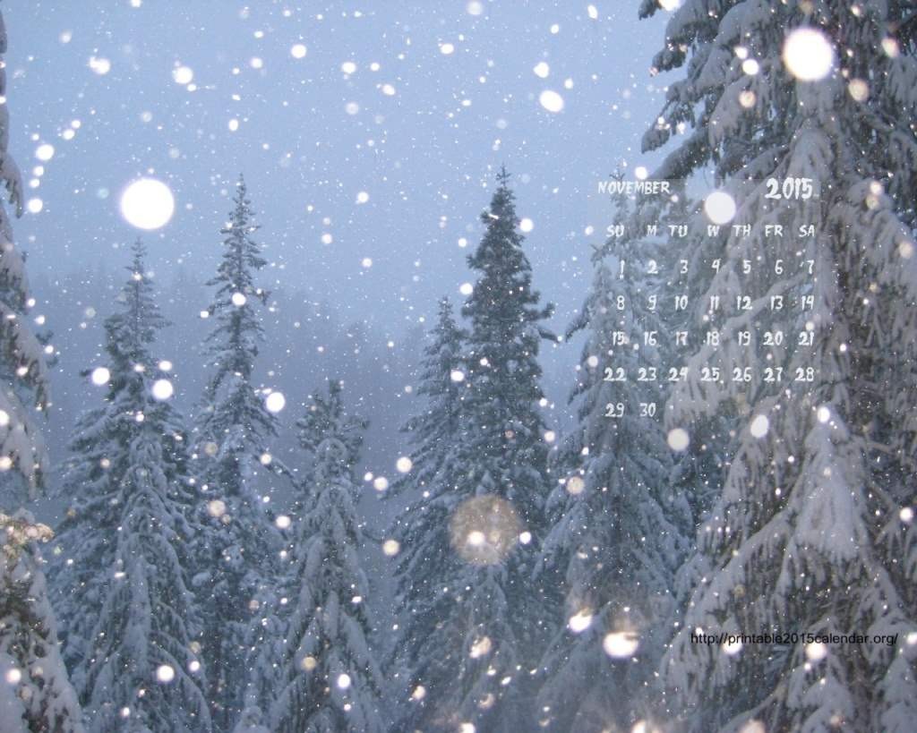 November 2015 Calendar Wallpapers