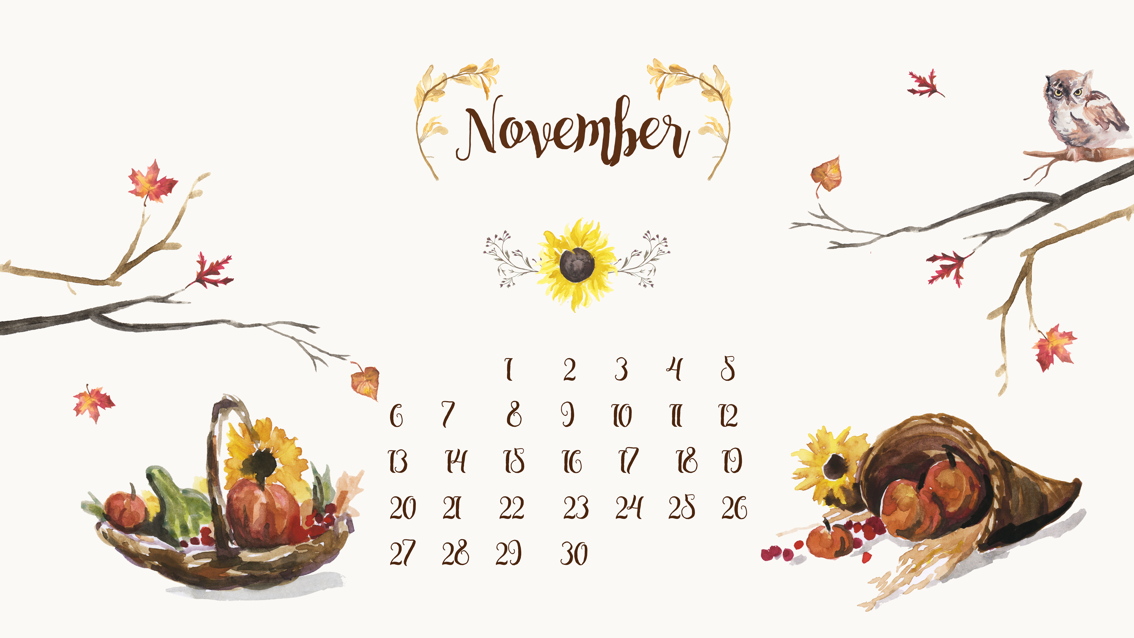 November Background