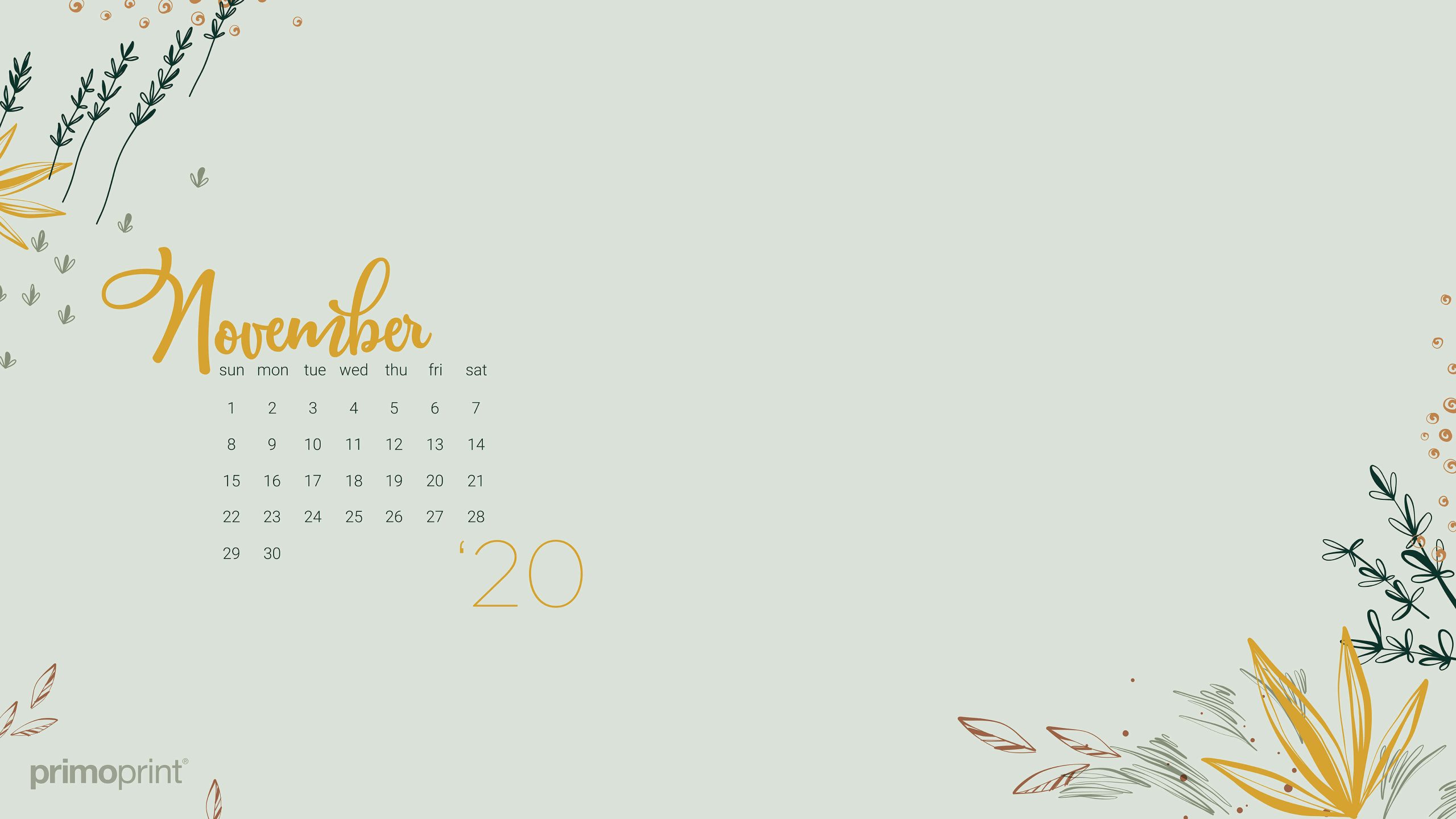 November Background