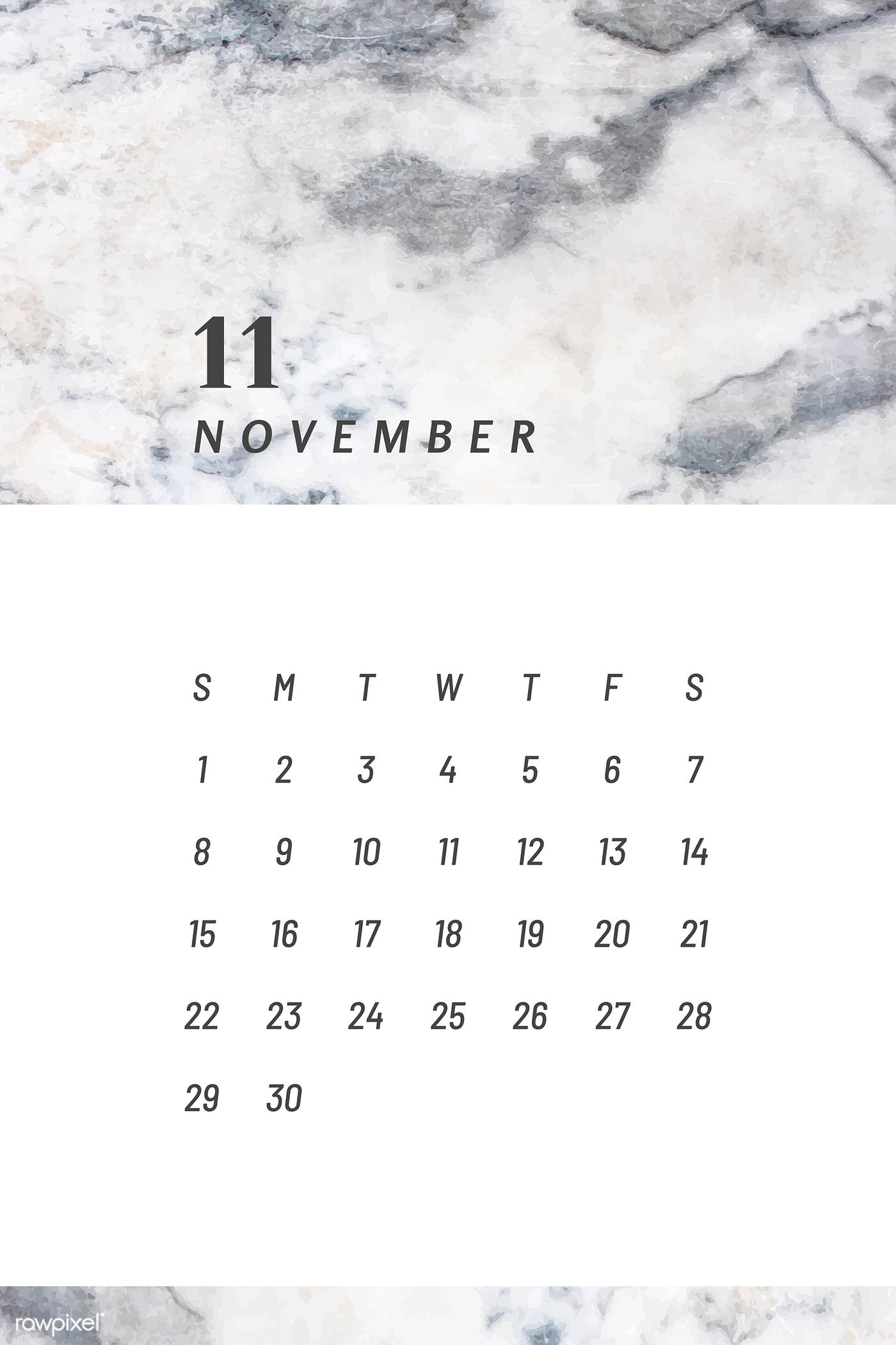 November Calendar Wallpapers