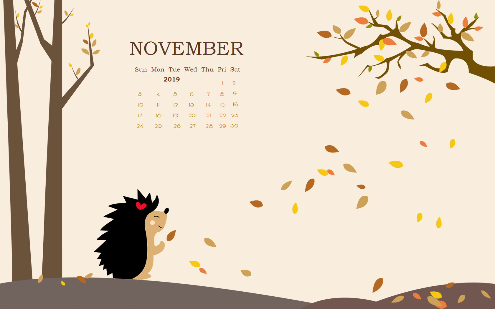 November Screensavers Free Wallpapers