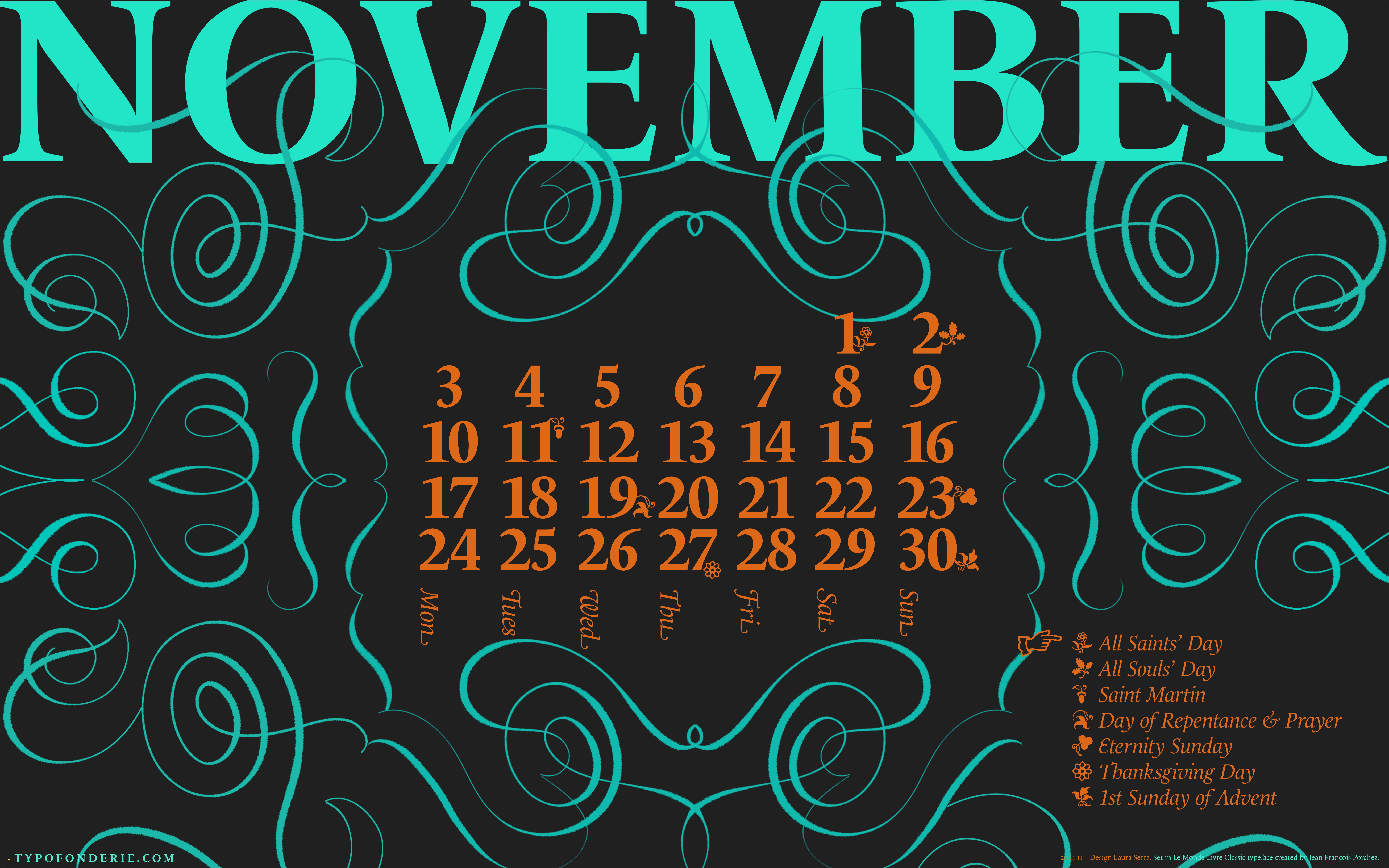 November Screensavers Free Wallpapers