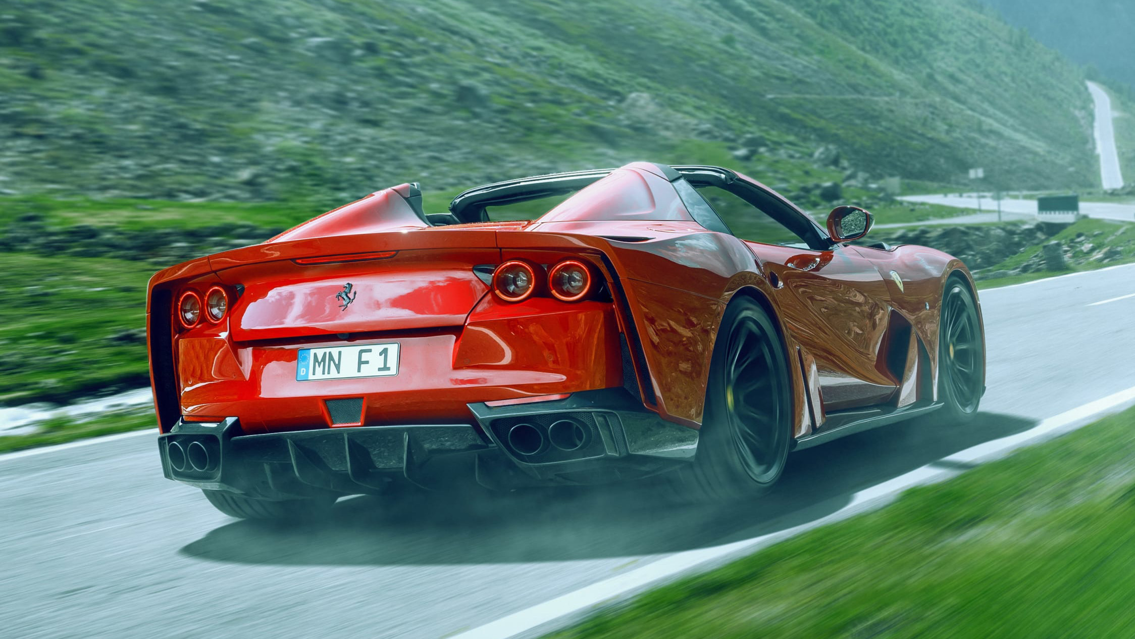 Novitec Ferrari 812 Gts Red 2021 Wallpapers