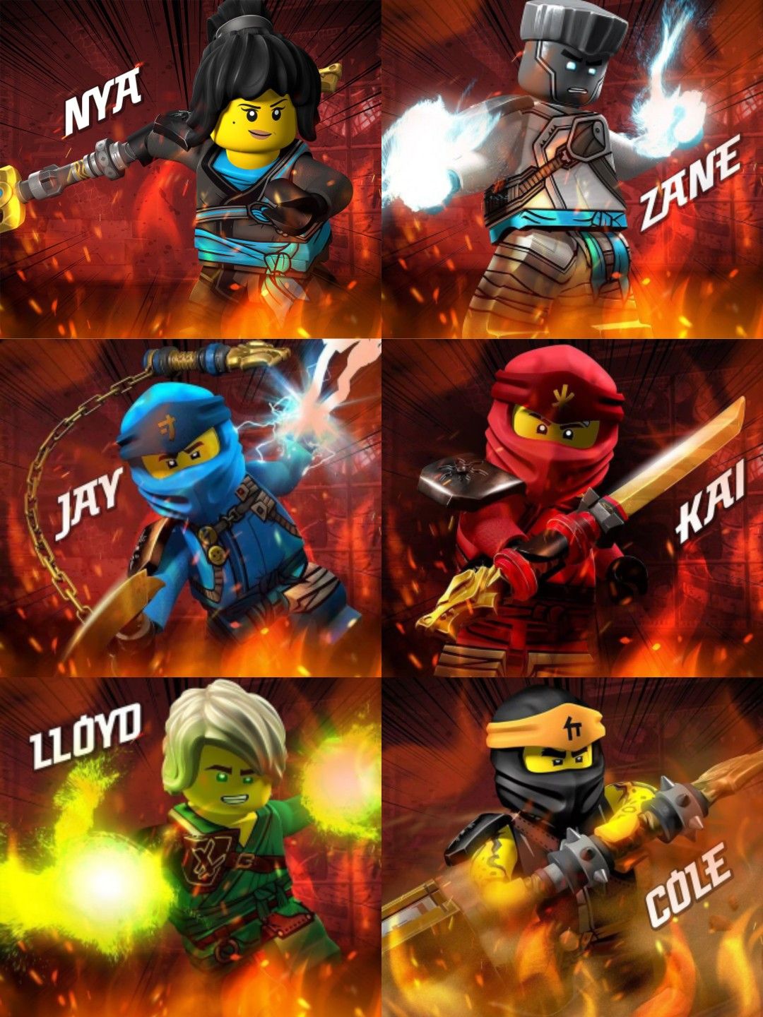 Nya From Kai - The Lego Ninjago Movie Wallpapers