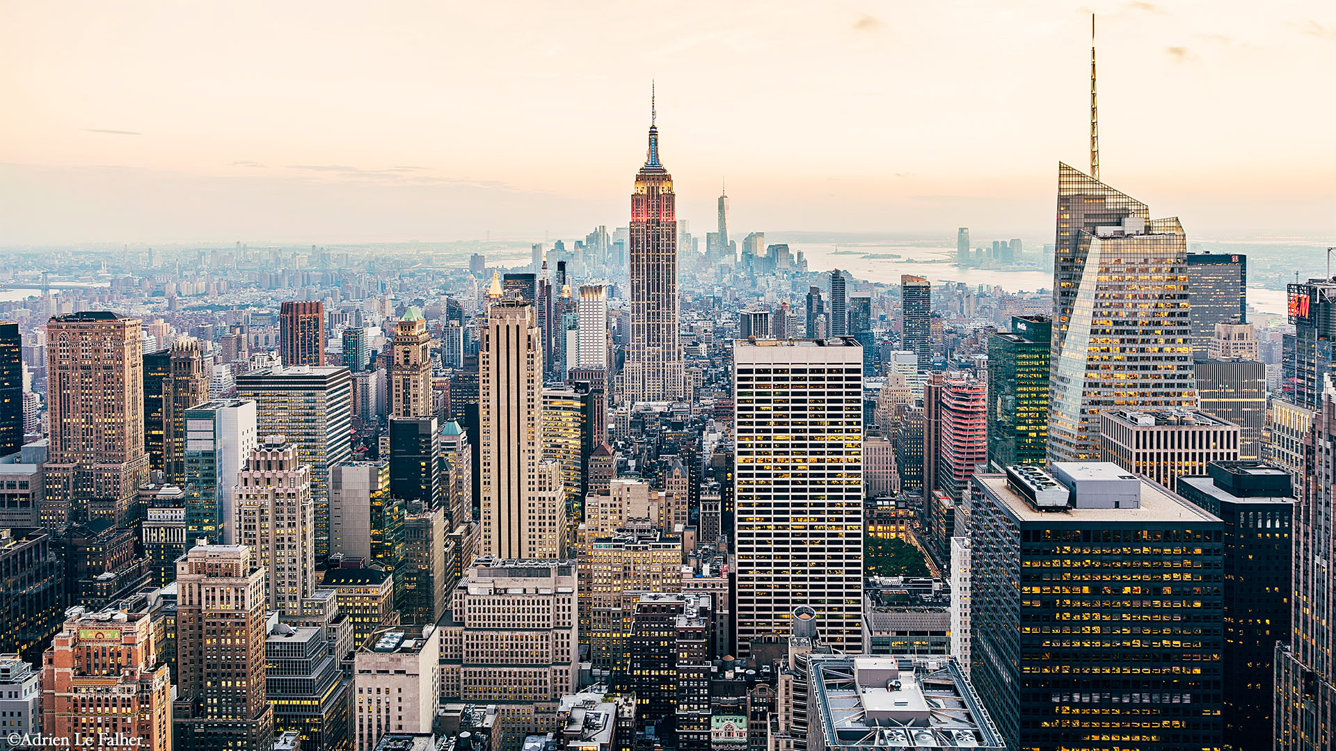 Nyc Skyline Background