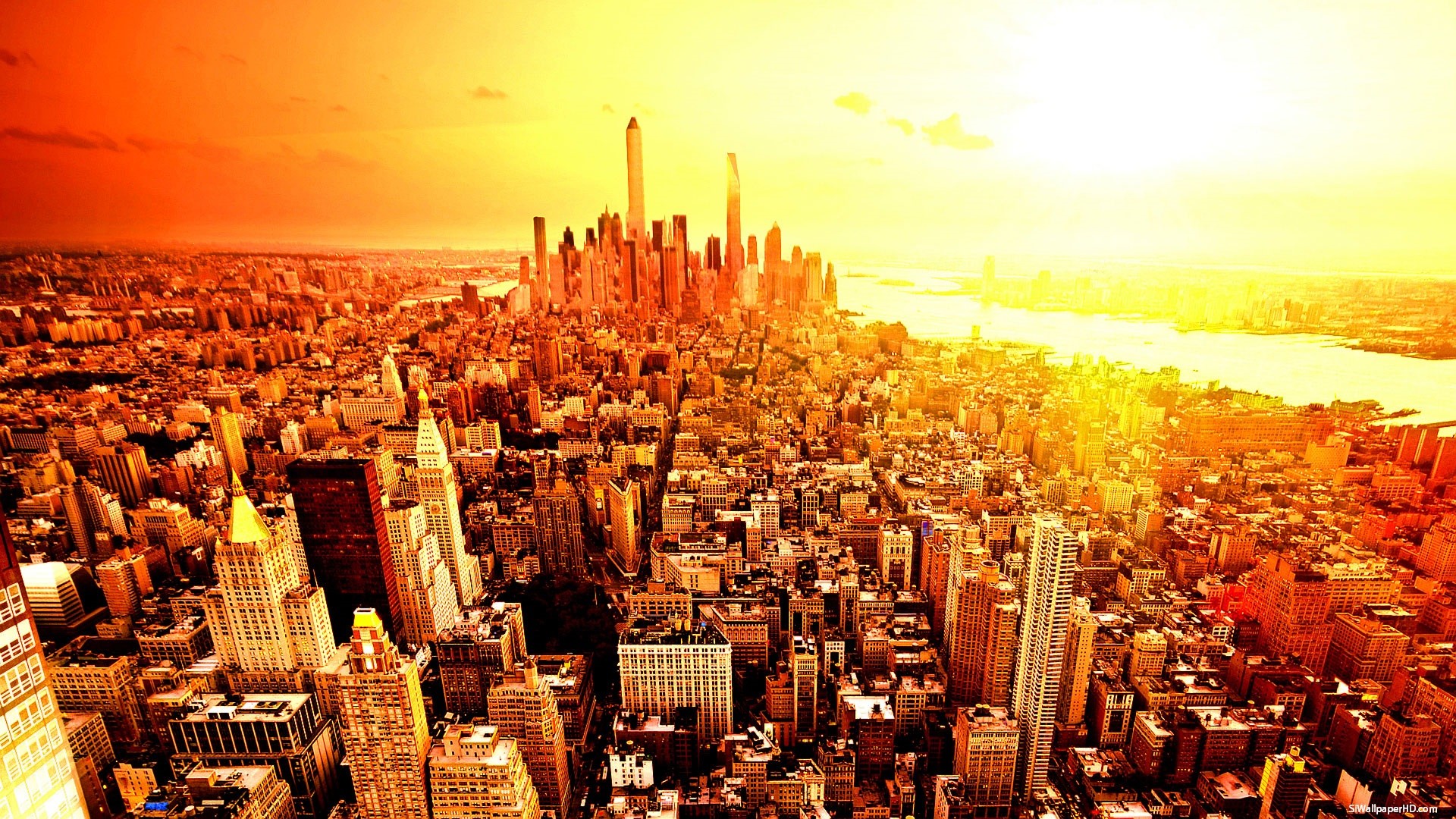 Nyc Skyline Background