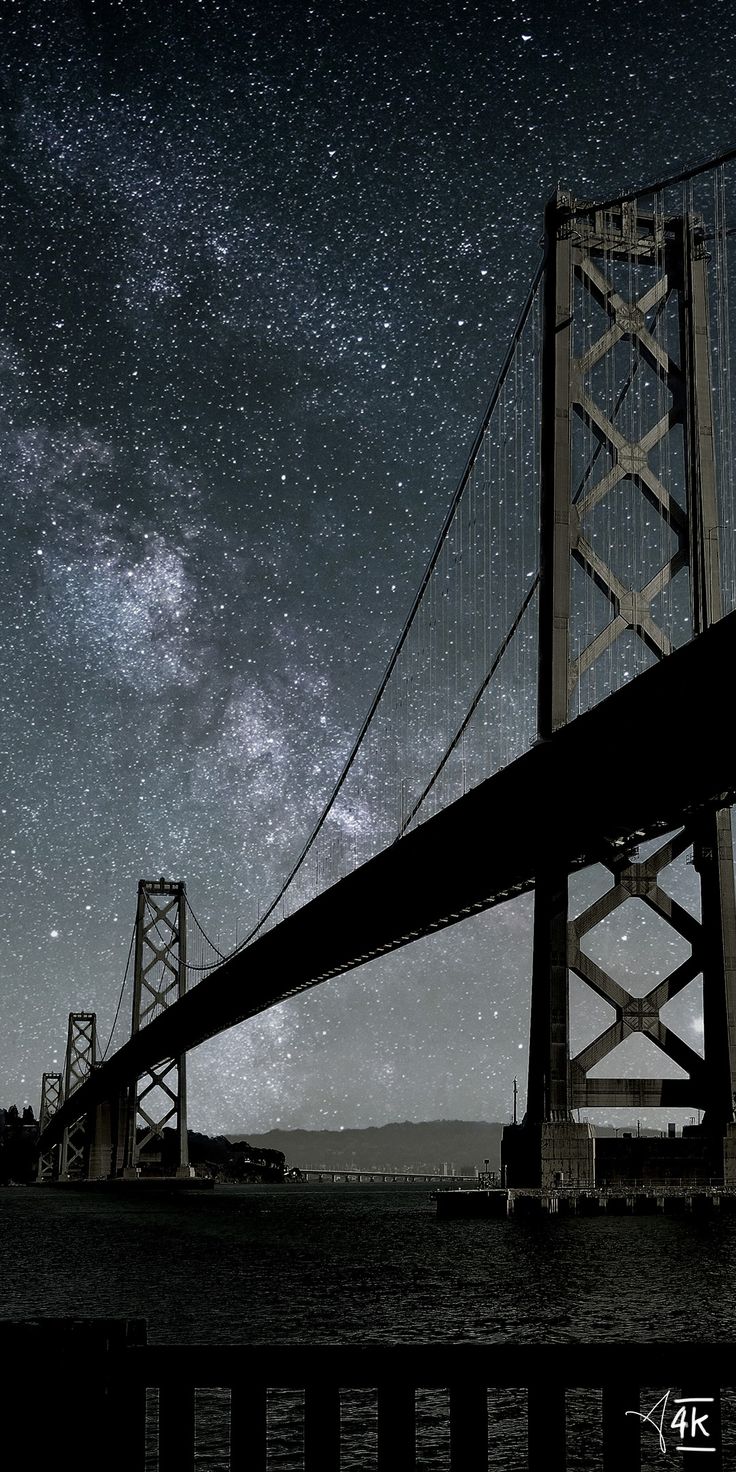 Oakland Bay Bridge In Evening Wallpapers