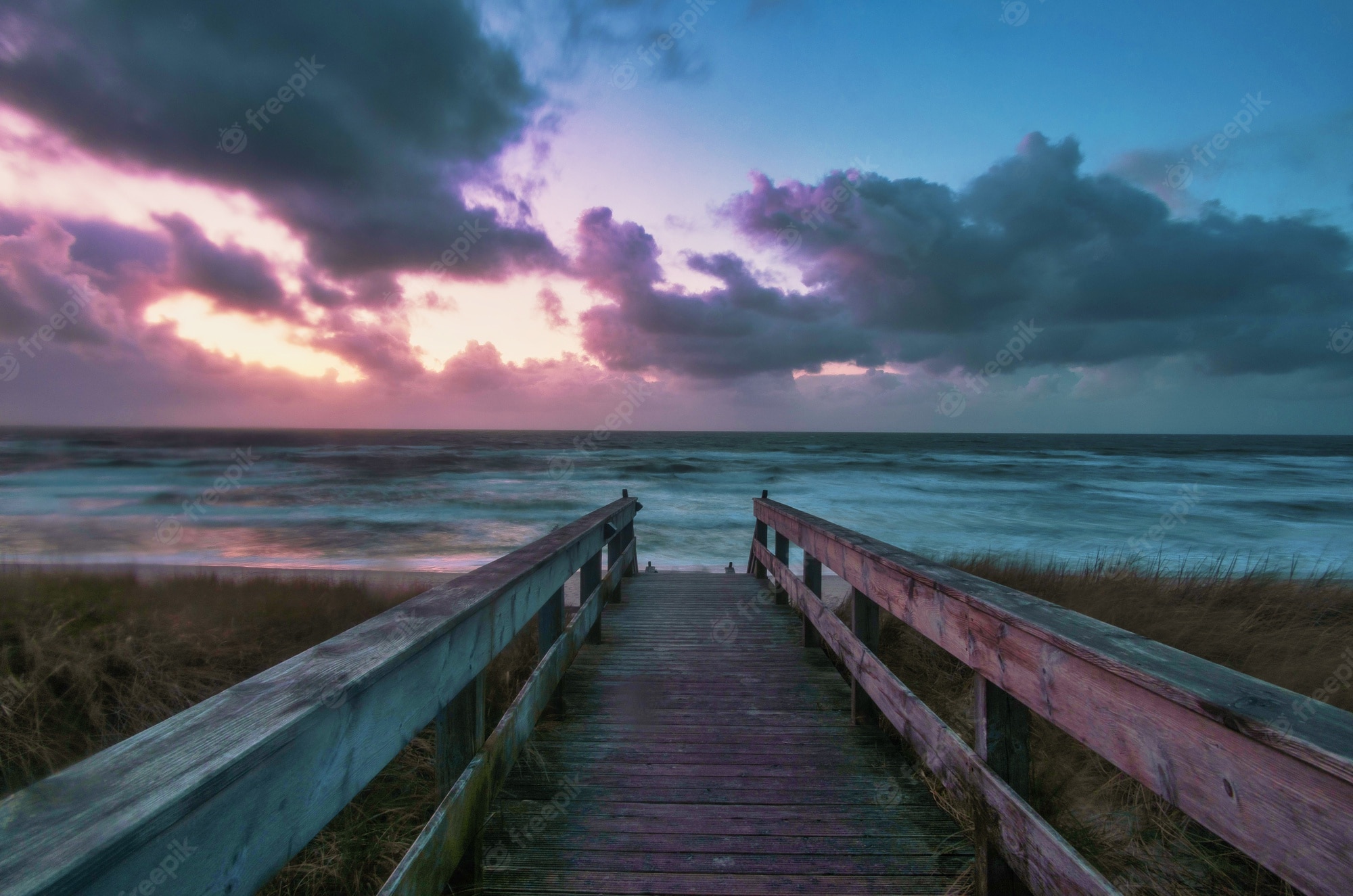 Ocean Boardwalk Wallpapers