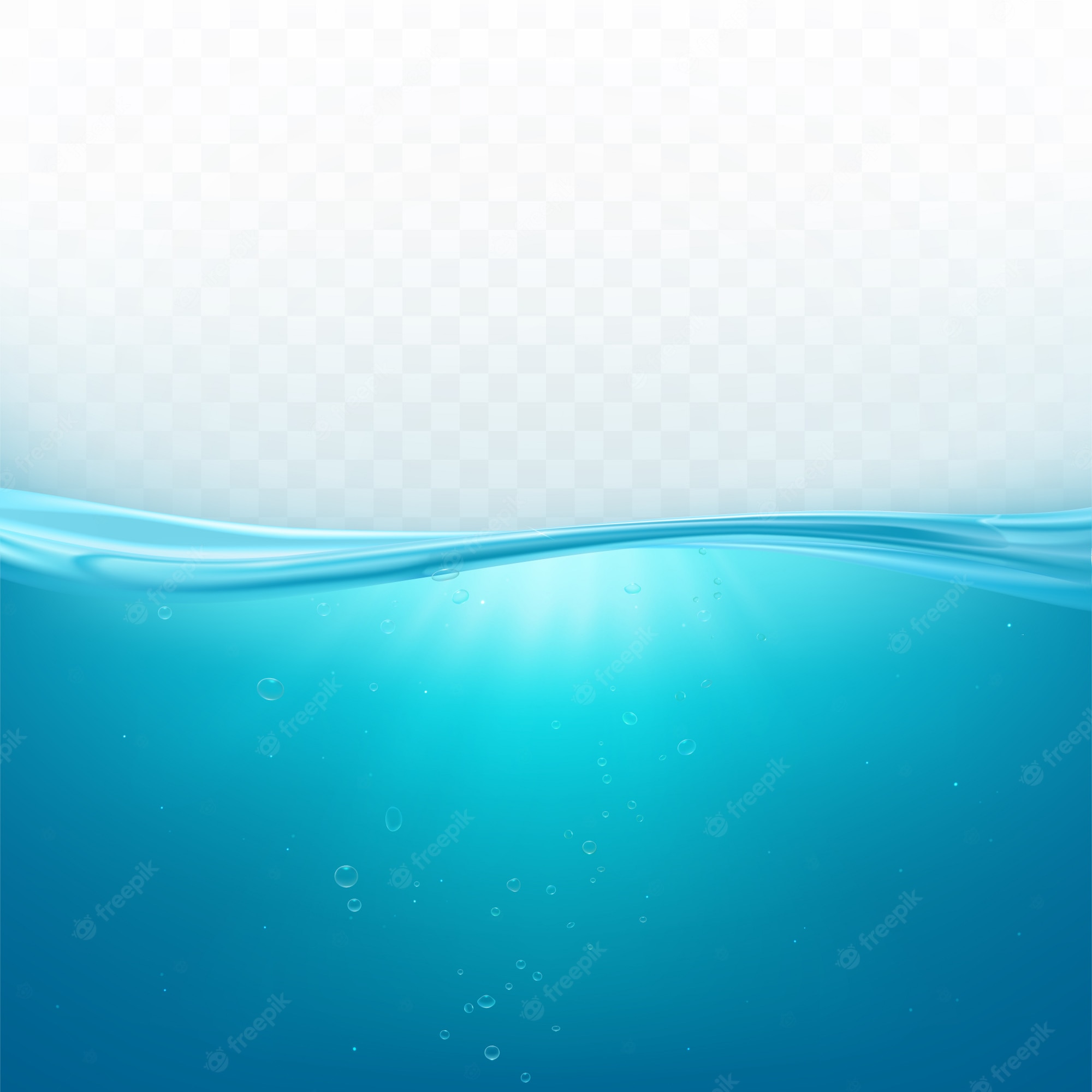 Ocean Bubbles Background