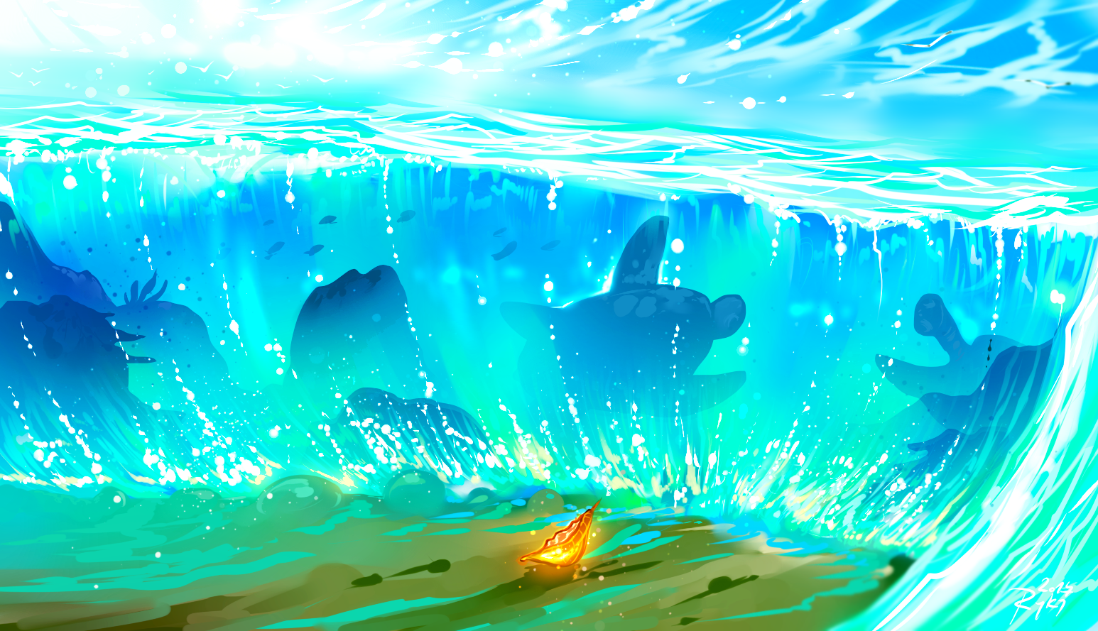 Ocean Moana Background