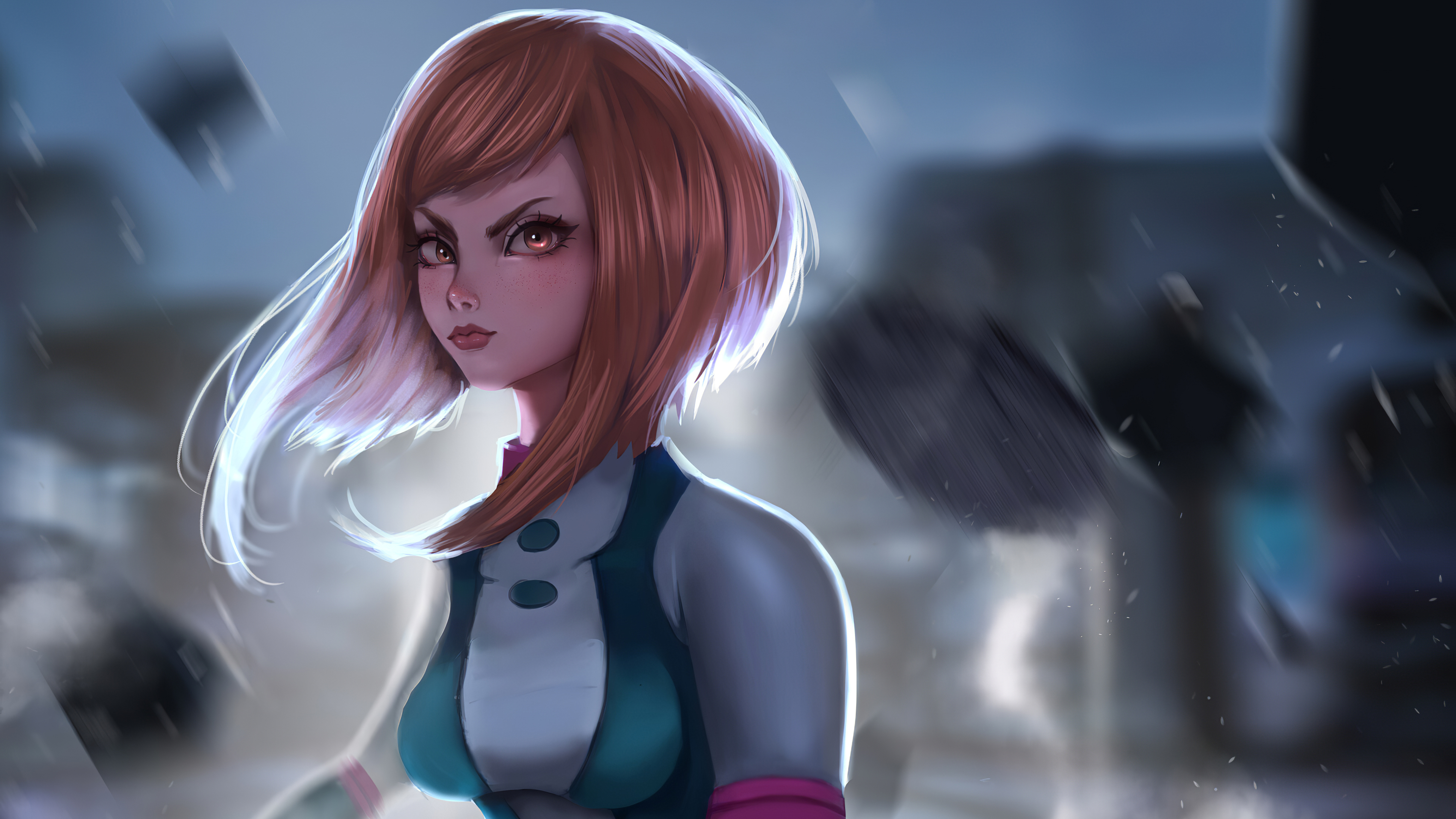 Ochaco Uraraka Art Wallpapers