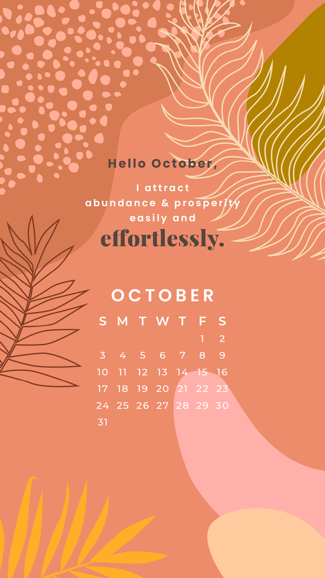 October Background