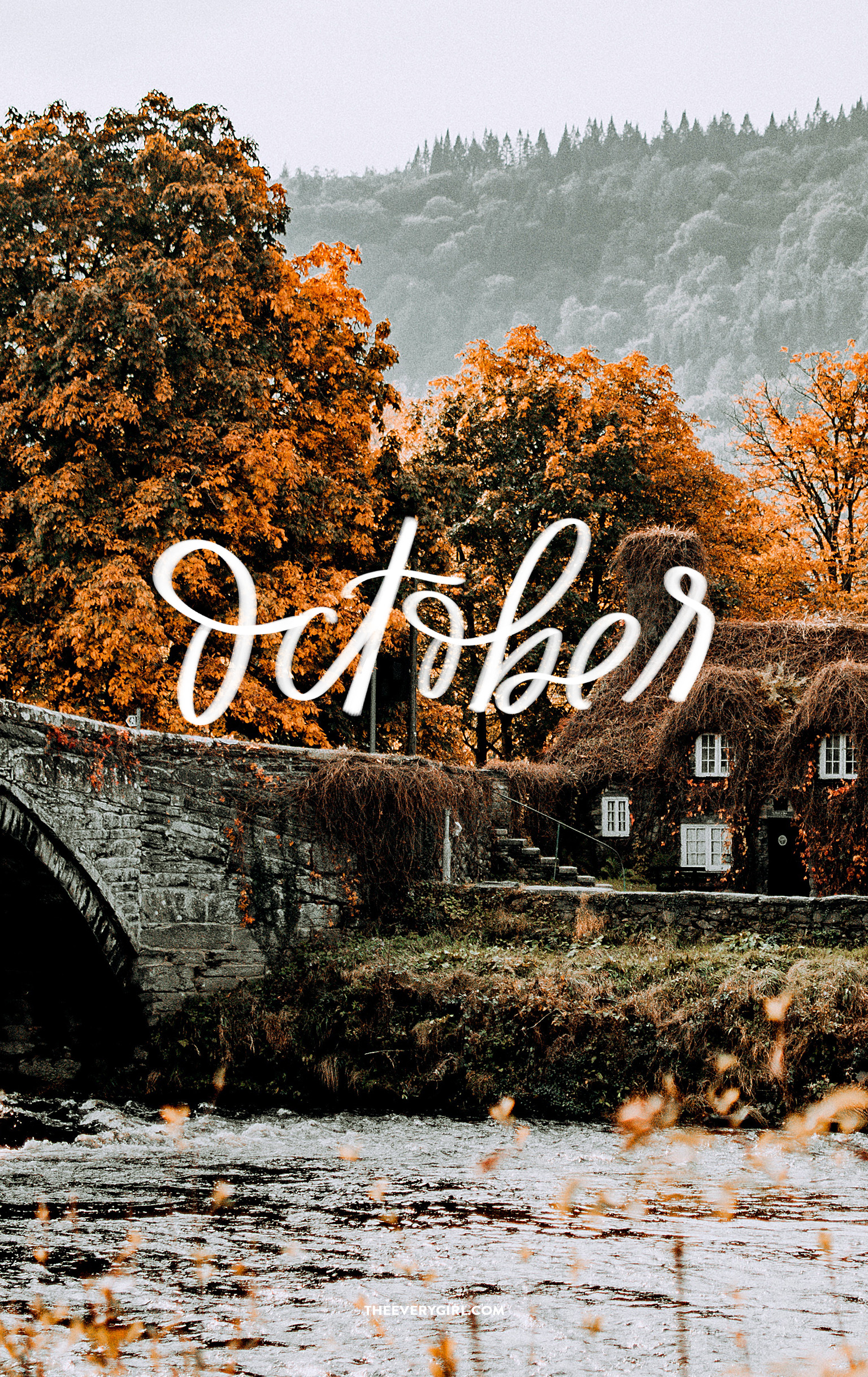 October Background