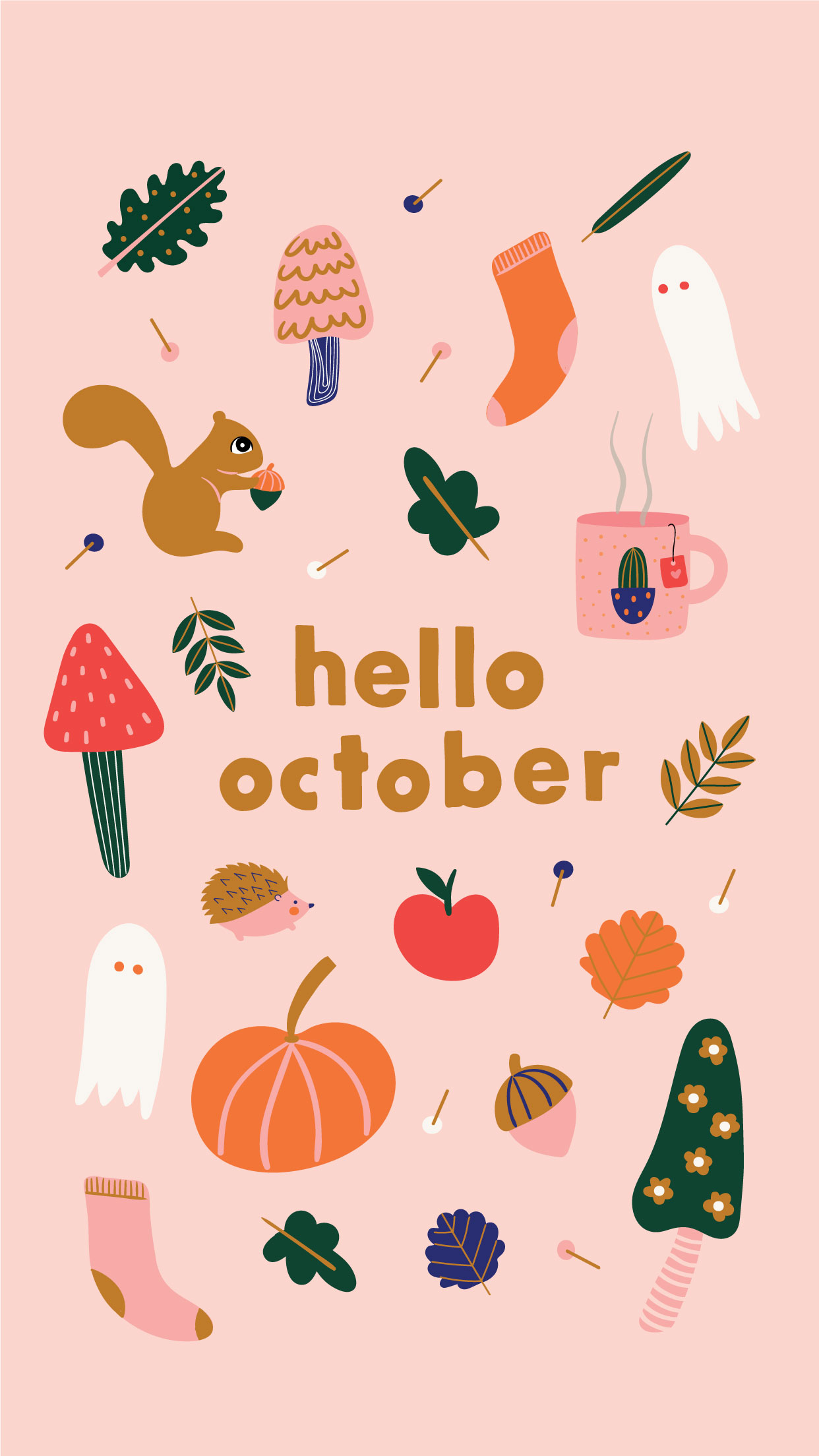 October Iphone Wallpapers