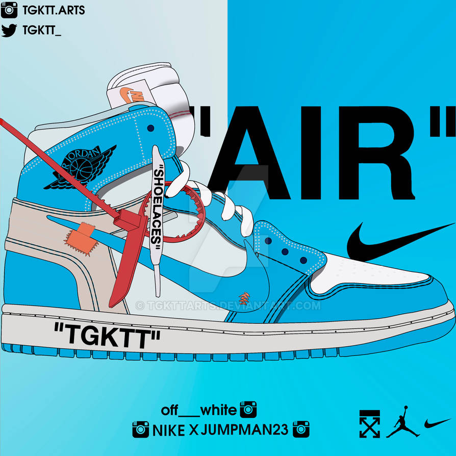 Off White Jordan 1 Unc Wallpapers