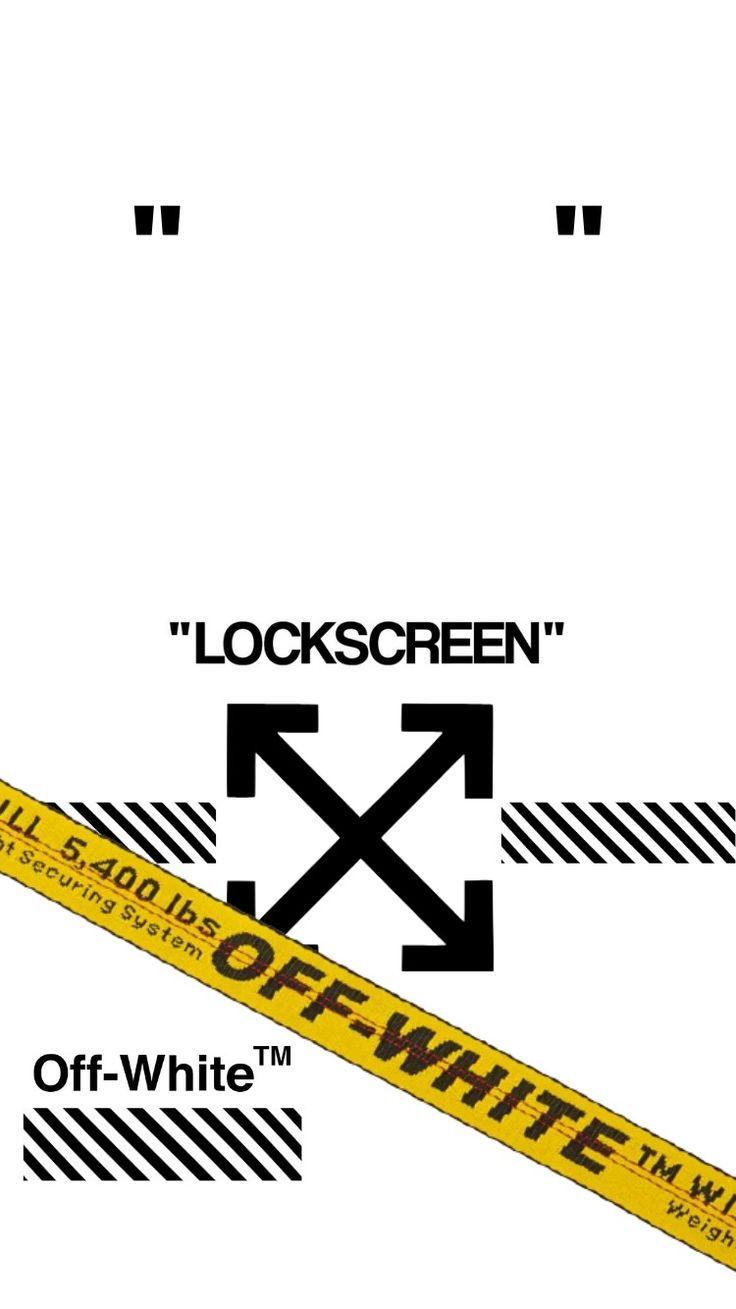 Off White Lock Screen Wallpapers