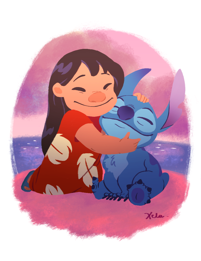 Ohana Stitch Drawing Wallpapers