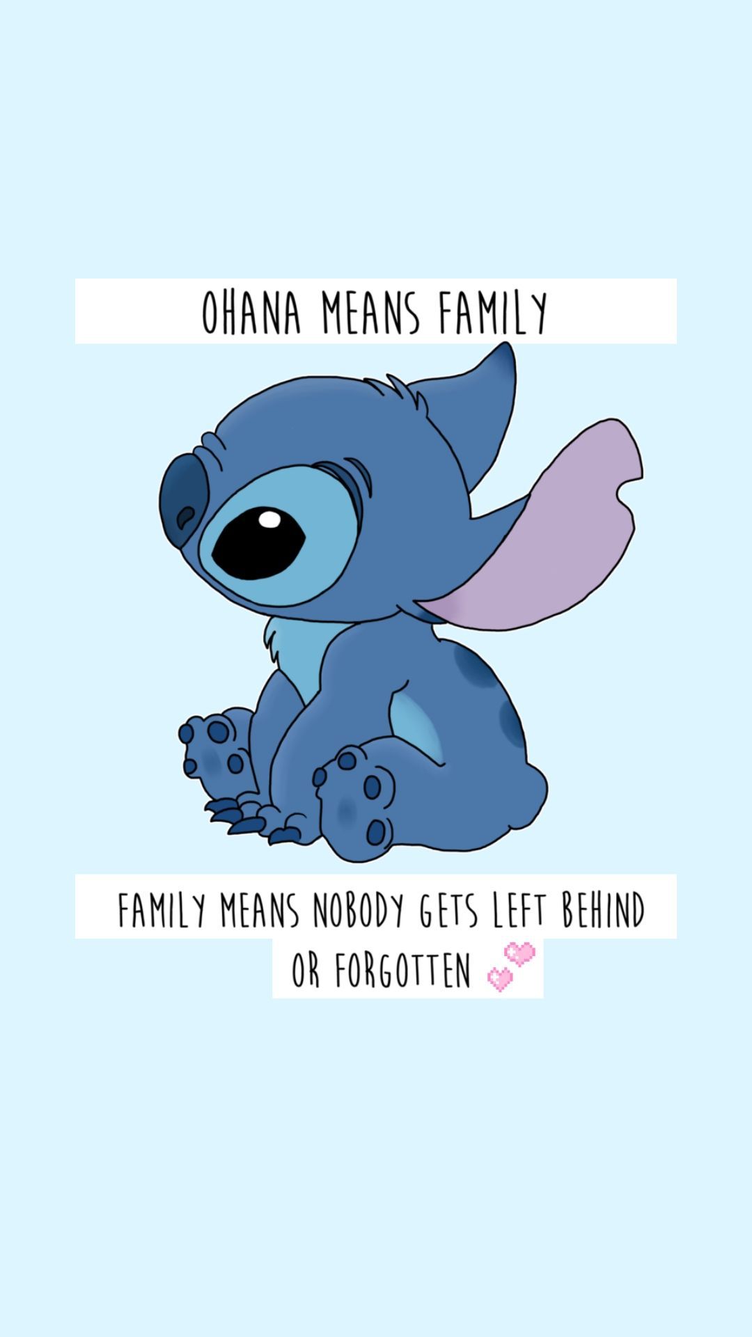 Ohana Stitch Drawing Wallpapers