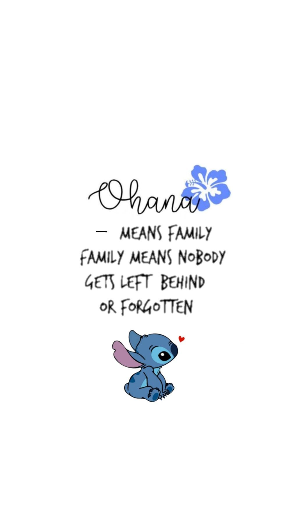 Ohana Stitch Drawing Wallpapers